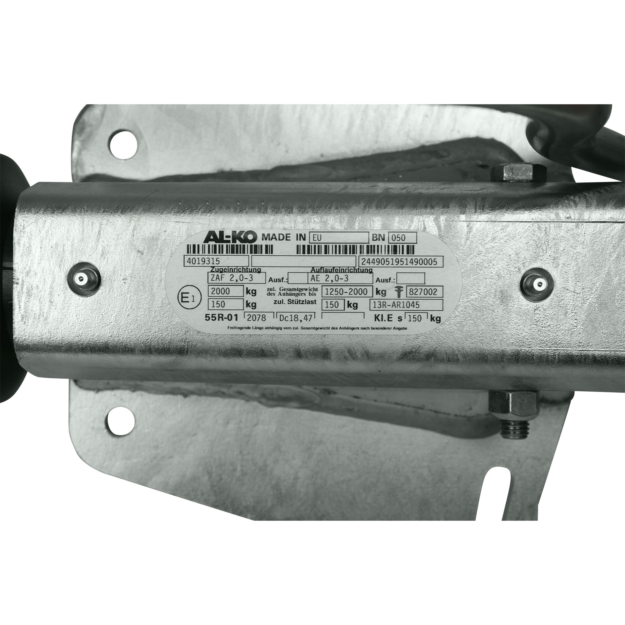 Auflaufeinrichtung BPW, V, Typ ZAF 2,0-3