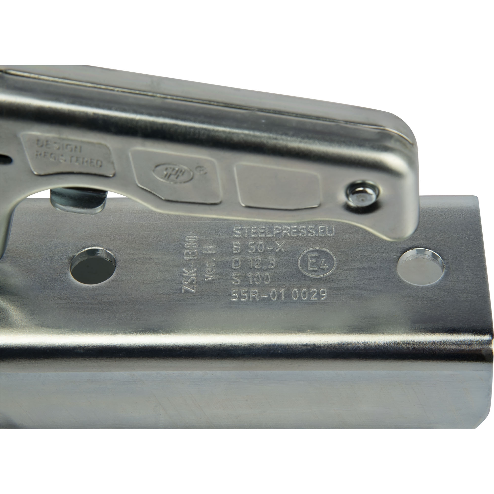 Kugelkupplung 1300 kg, SPP ZSK-1300H, vierk. 50 mm