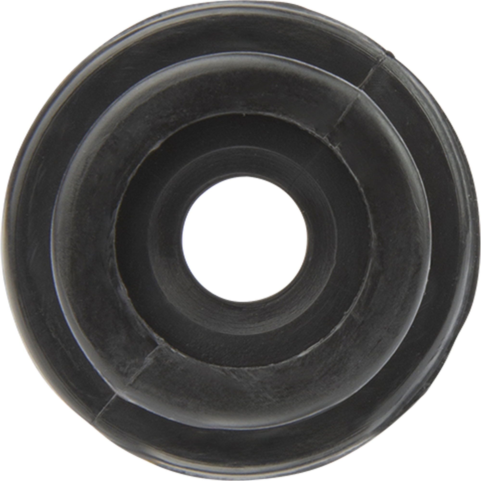 Rundknopf, Kunststoff, schwarz, Seil-Ø 6+8 mm