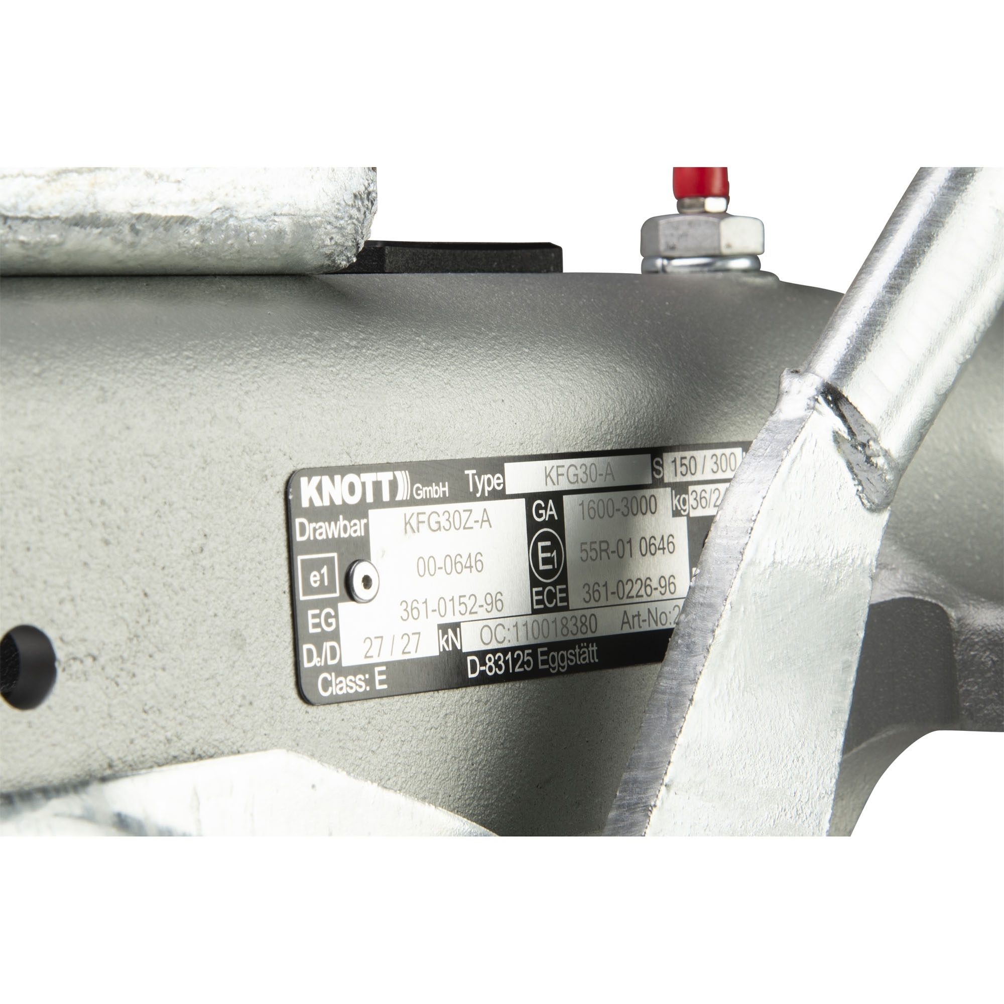 Auflaufeinrichtung Knott, V, Typ KFG30-A
