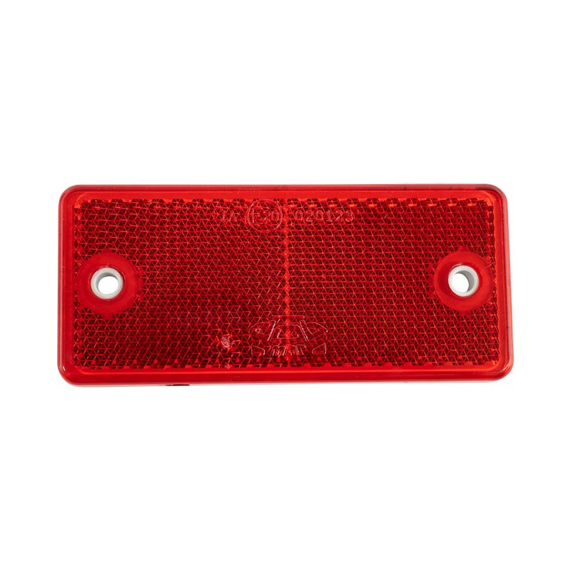 Rückstrahler 90 x 40 mm, rot, zum Schrauben