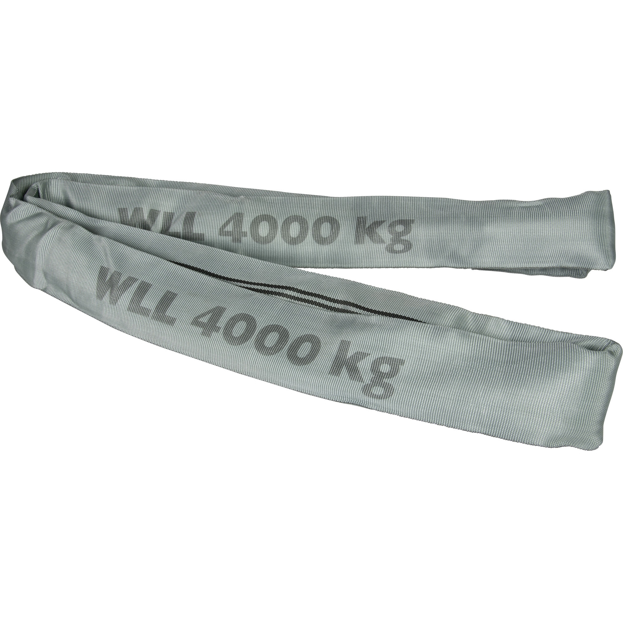 Rundschlinge 4000 kg, L 5000 mm, U 10000 mm, grau