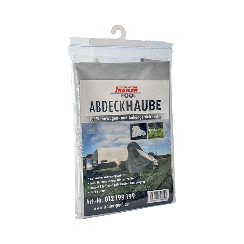 Abdeckhaube für Deichseln/Kugelkupplung grau