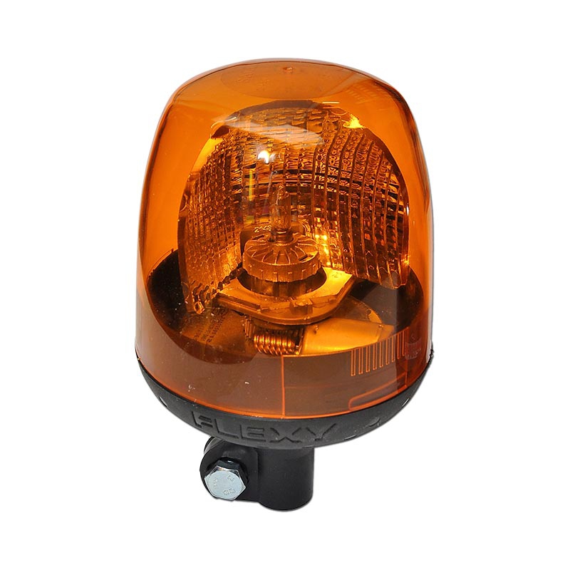 Rundumleuchte gelb, 12/24V, Halogen 23 Watt,flac