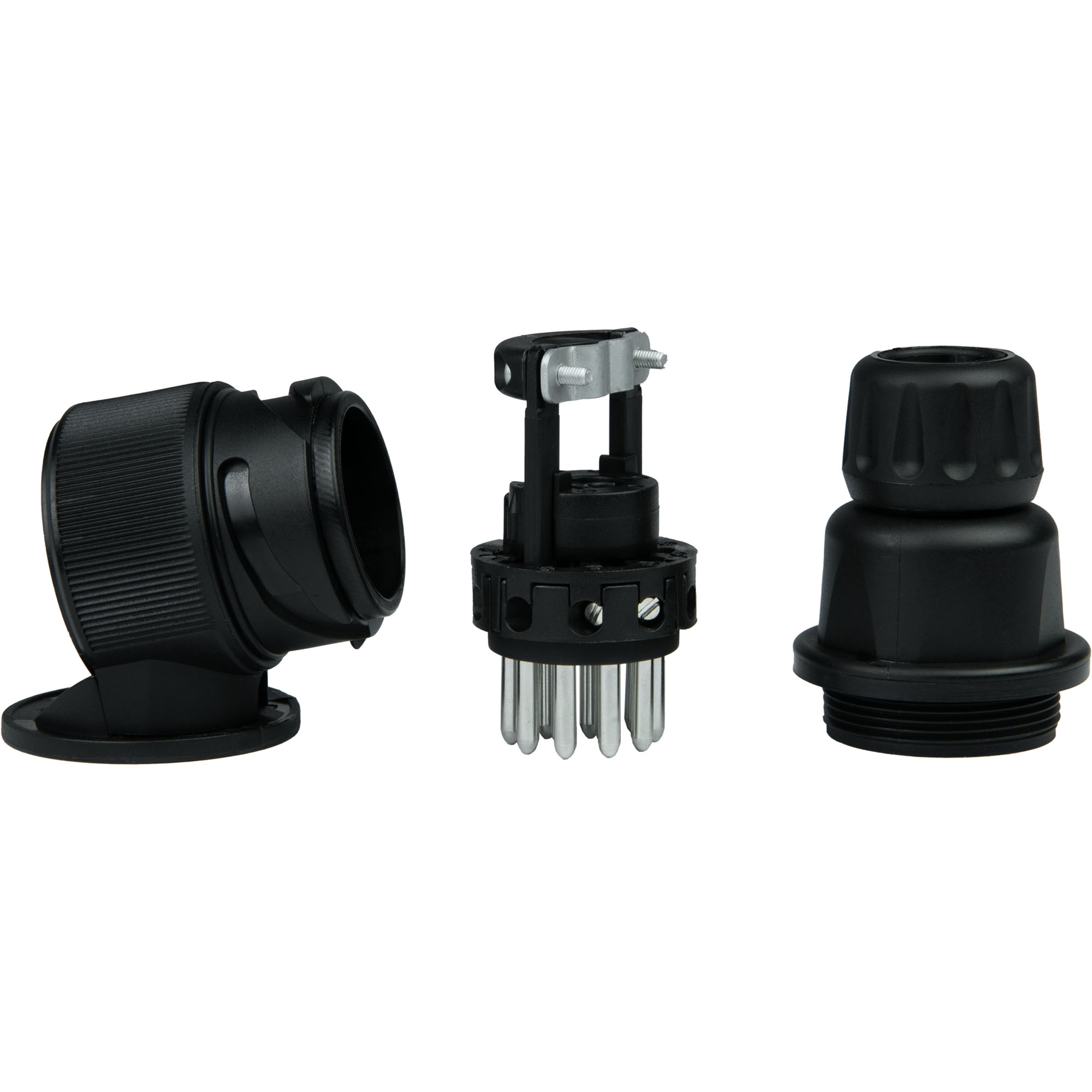 Stecker 13-polig, 12V, Kunststoff, drehbar