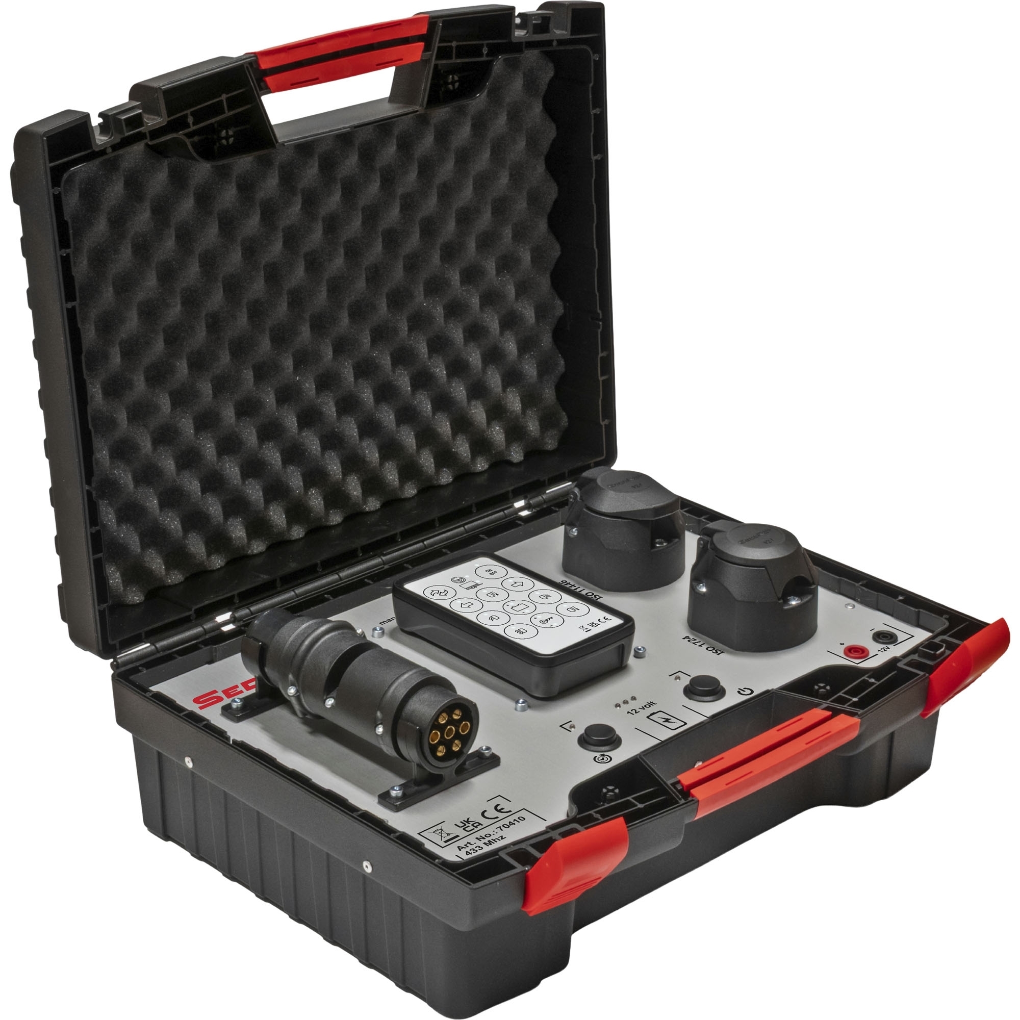 Prüfkoffer, kabellos, 12 V, für 7- / 13-pol. Dose und Stecker