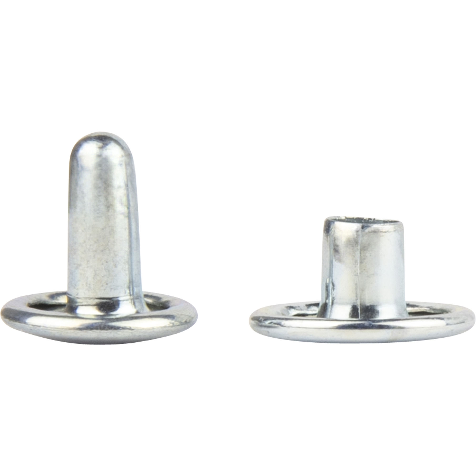 Doppel-Calott verzinkt, Höhe 10 mm