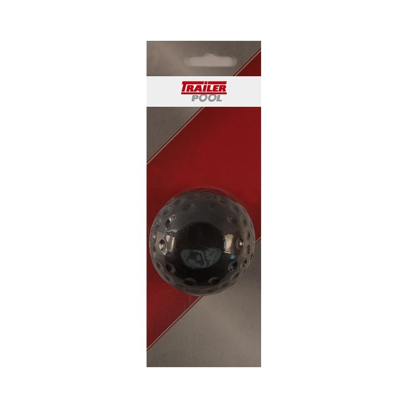 Soft Ball schwarz, Abdeckkappe, Blisterverpackt