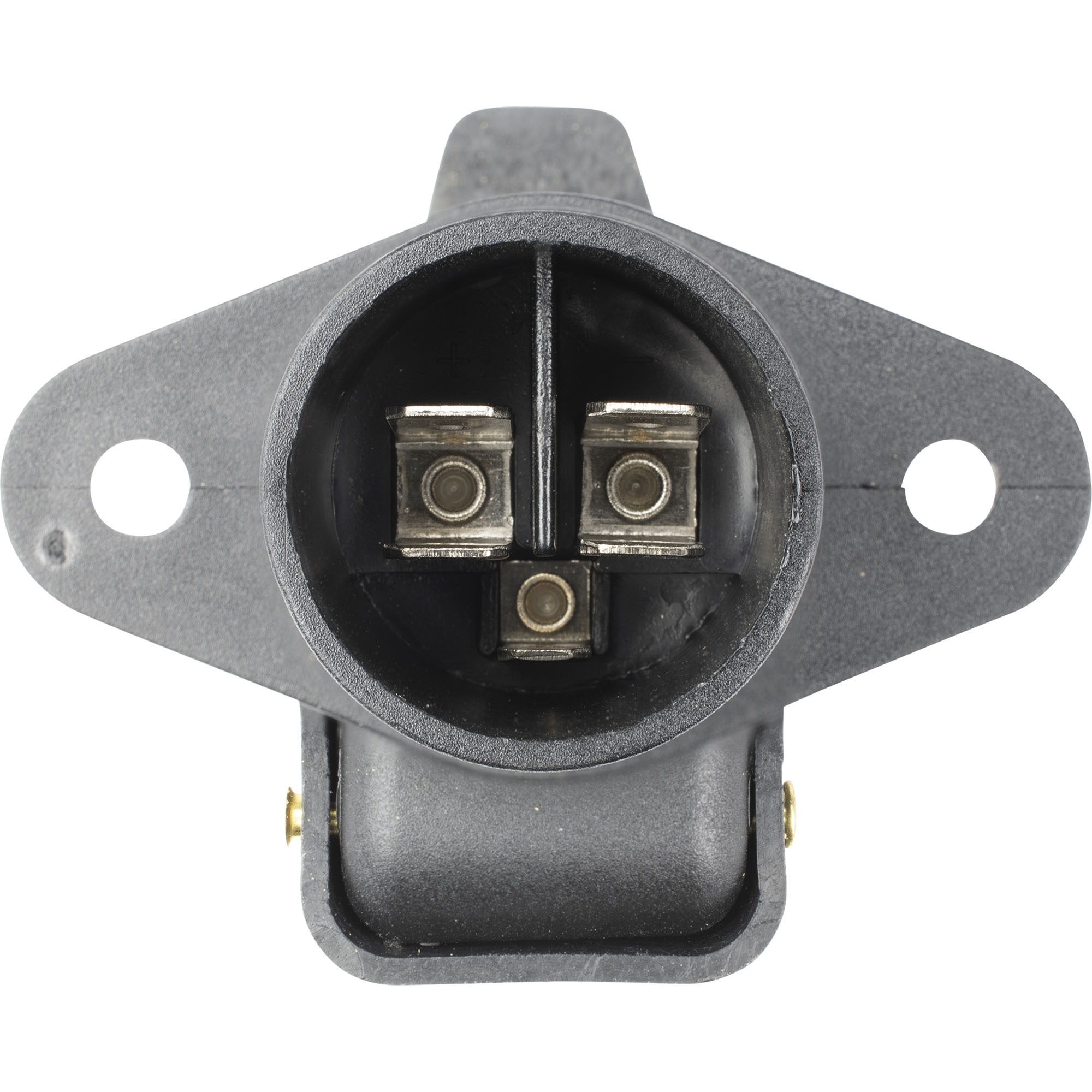 Steckdose 3-polig, 12 bis 24V, Kunststoff