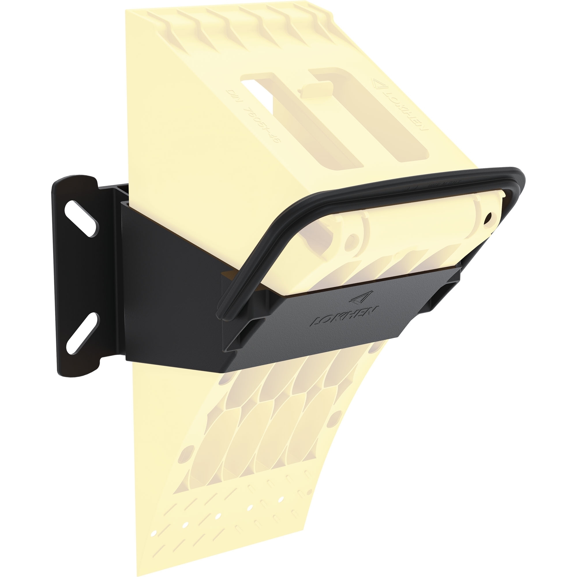 Halter für Unterlegkeil 010100115, Kunststoff, schwarz