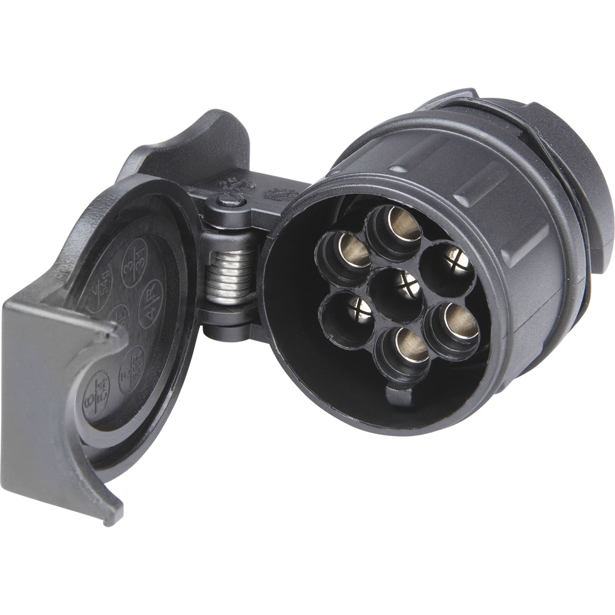 Miniadapter, 13  auf 7 Pol, Länge 50 mm