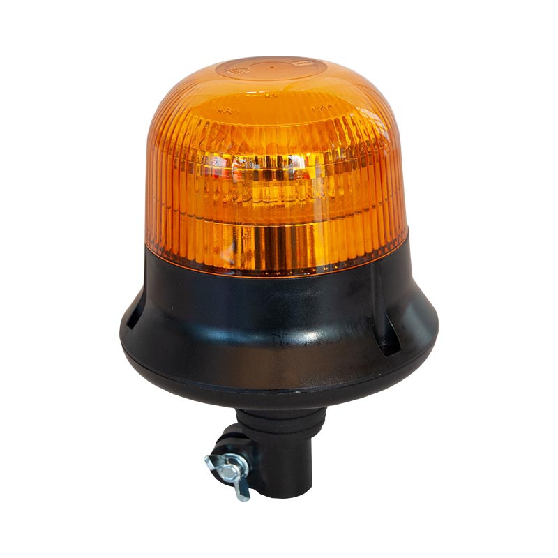 Rundumleuchte gelb, LED, mit biegsamem Halter