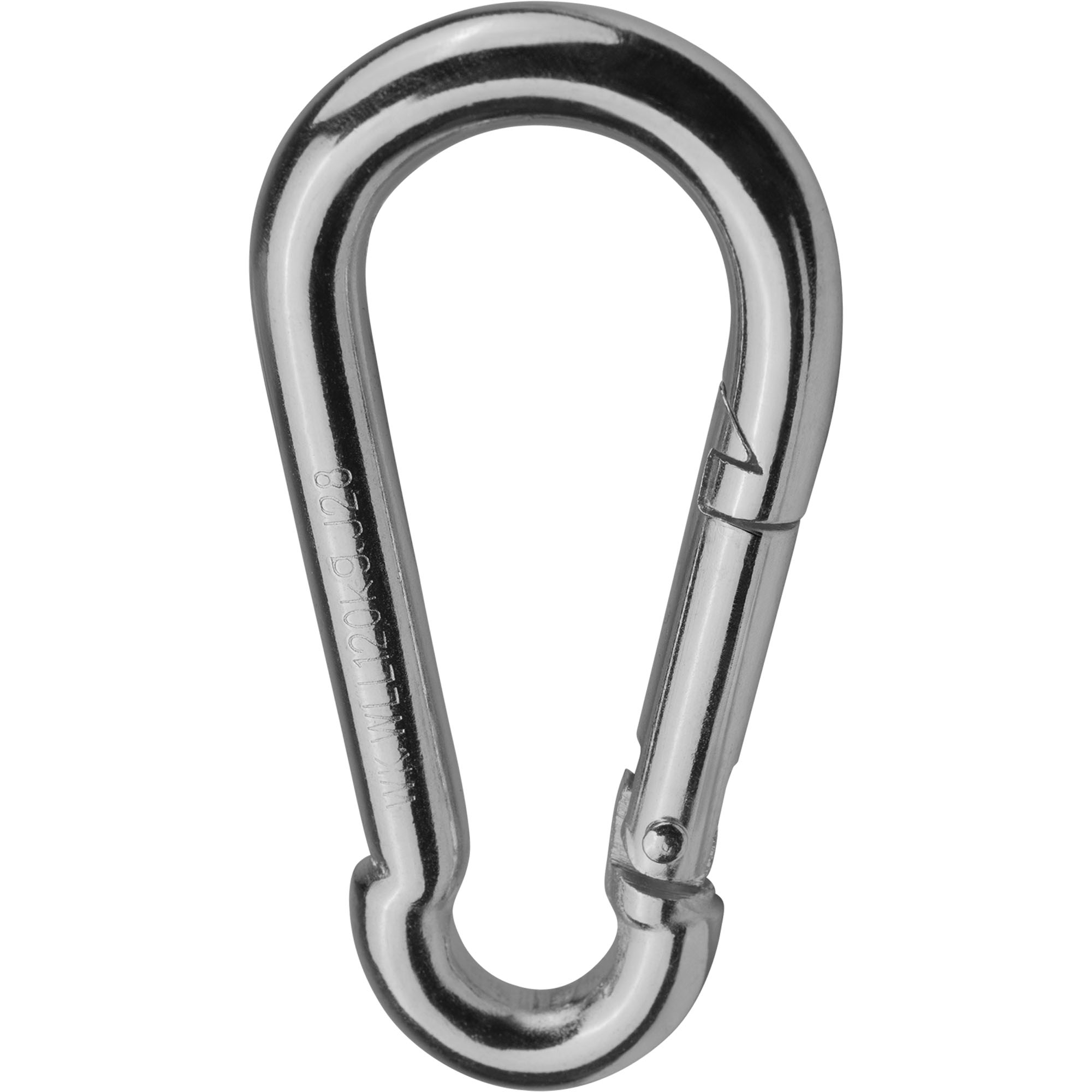 Karabinerhaken, 60 x 6 mm, Tragfähigkeit 120 kg