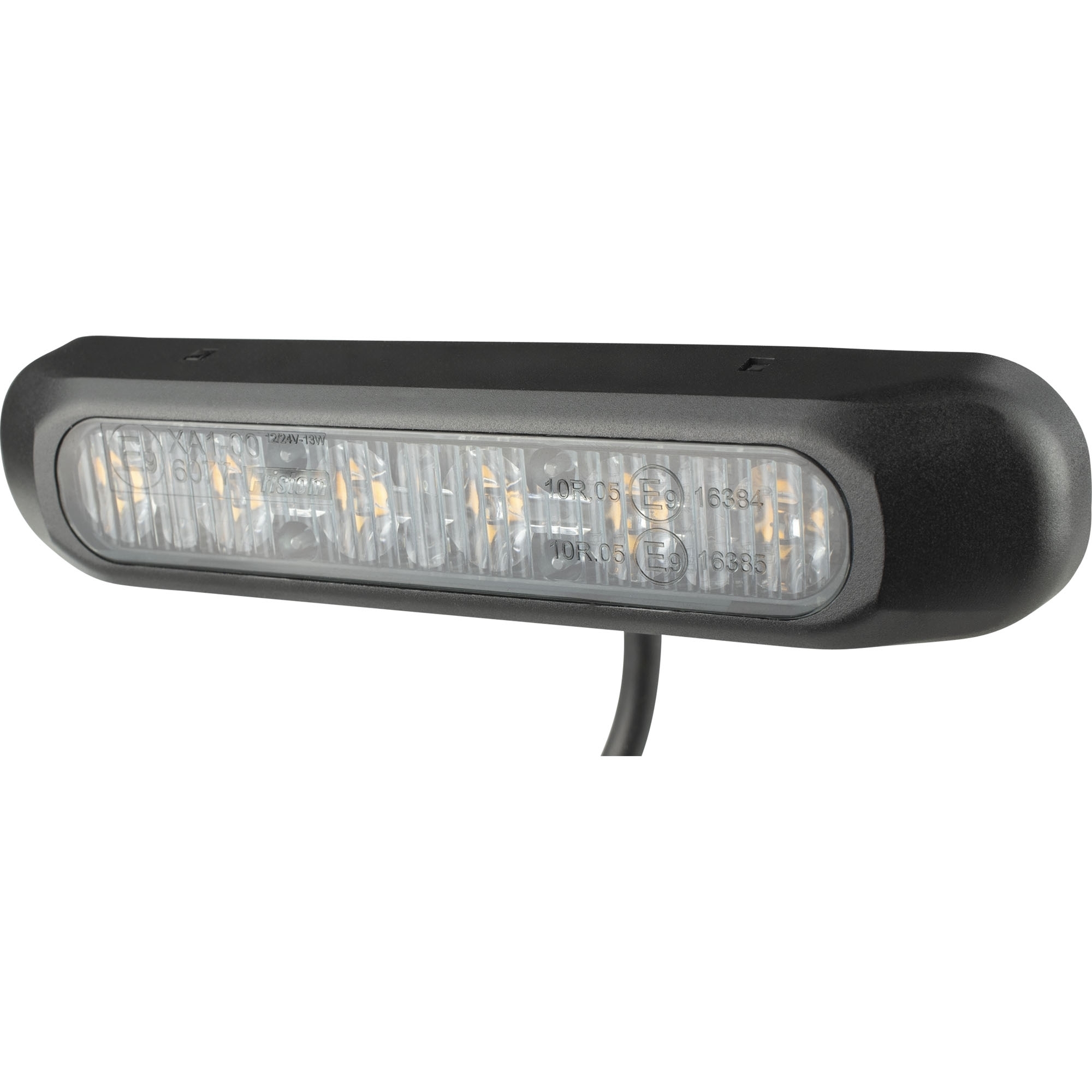 Warnblitzleuchte LED, gelb, 6 LEDs, 12 bis 36 V, 13 W, DARK Version
