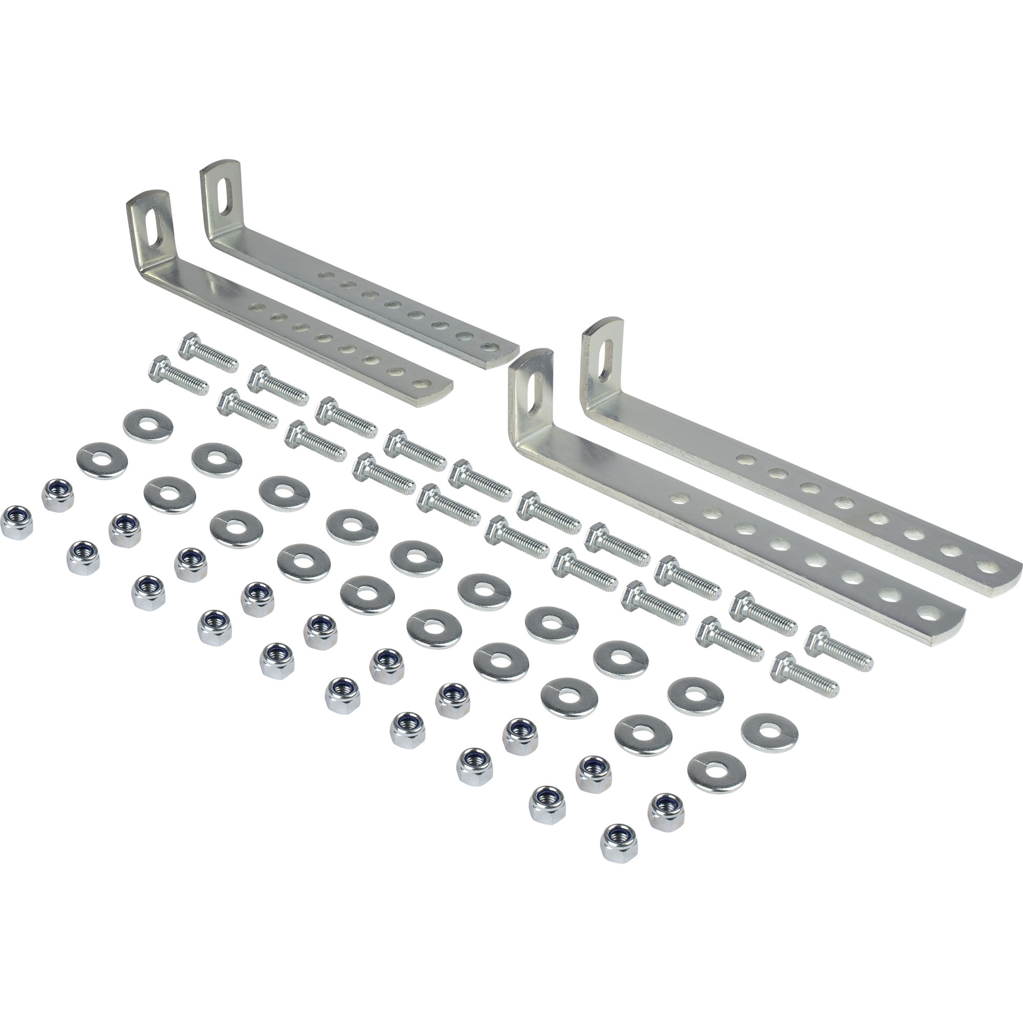 Haltesatz Stahl verzinkt, zur seitlichen Montage