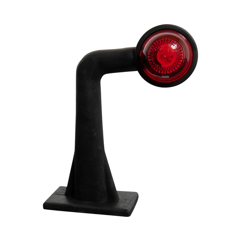 Schlußbegrenzungsleuchte mit gebogenen Gummiarm