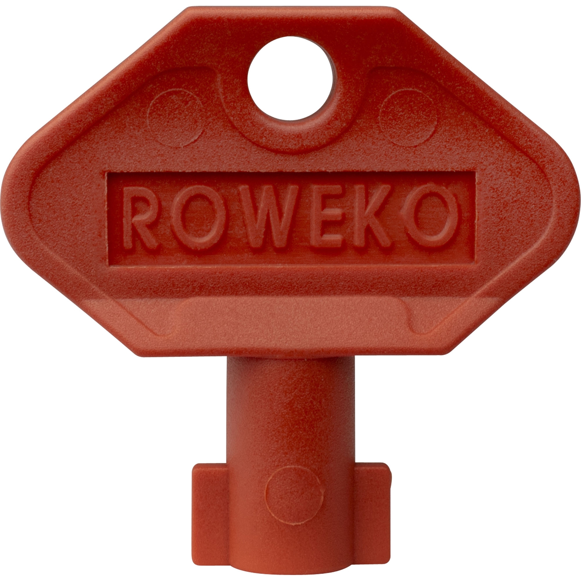 Schlüssel für Drehriegel, Doppelbart, Kunststoff