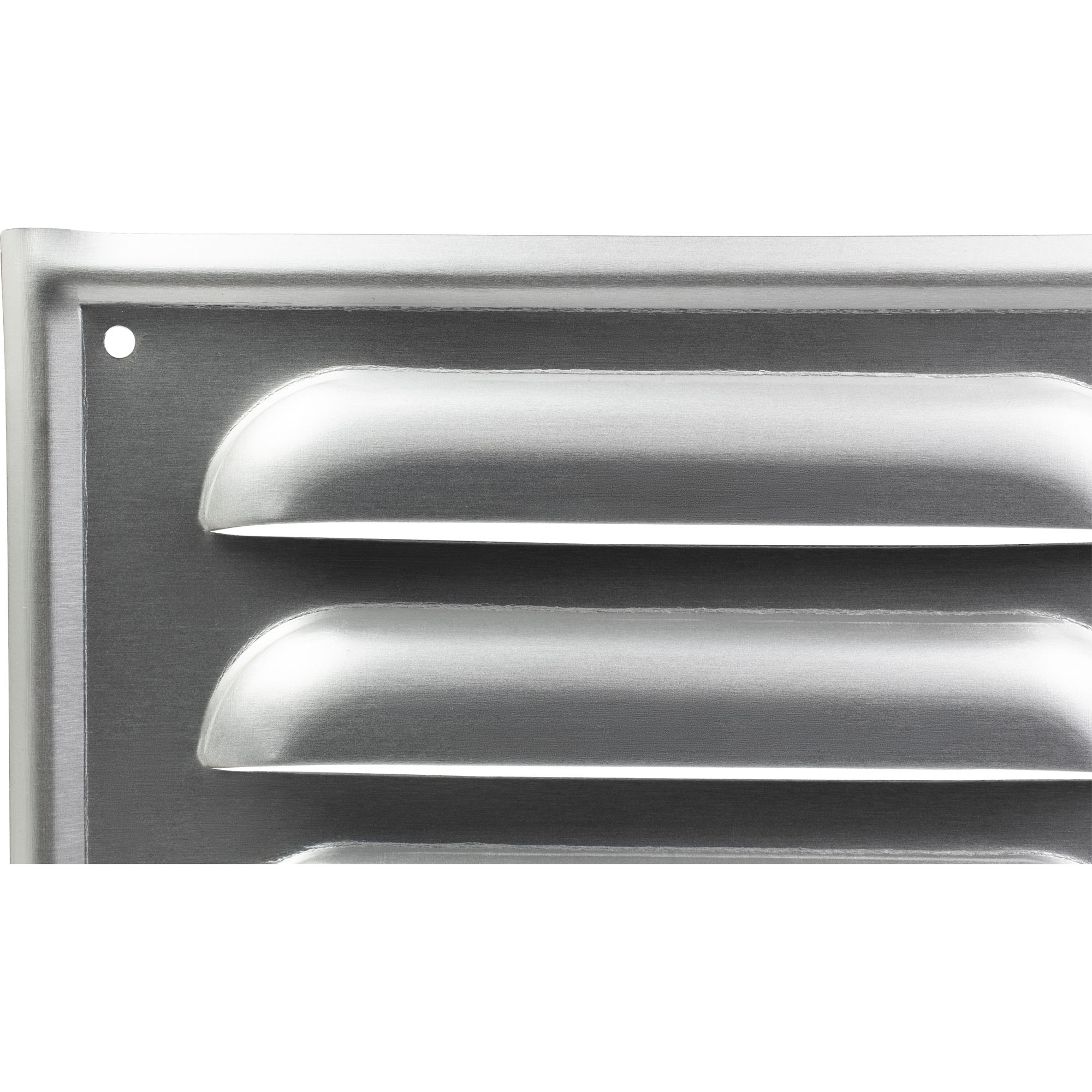 Lüftungsgitter, rechteckig, Aluminium, 360 x 115 mm