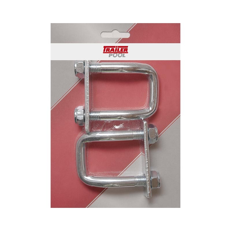 2 x Zurrbügel, 62 x 83 mm, M12, gekröpft