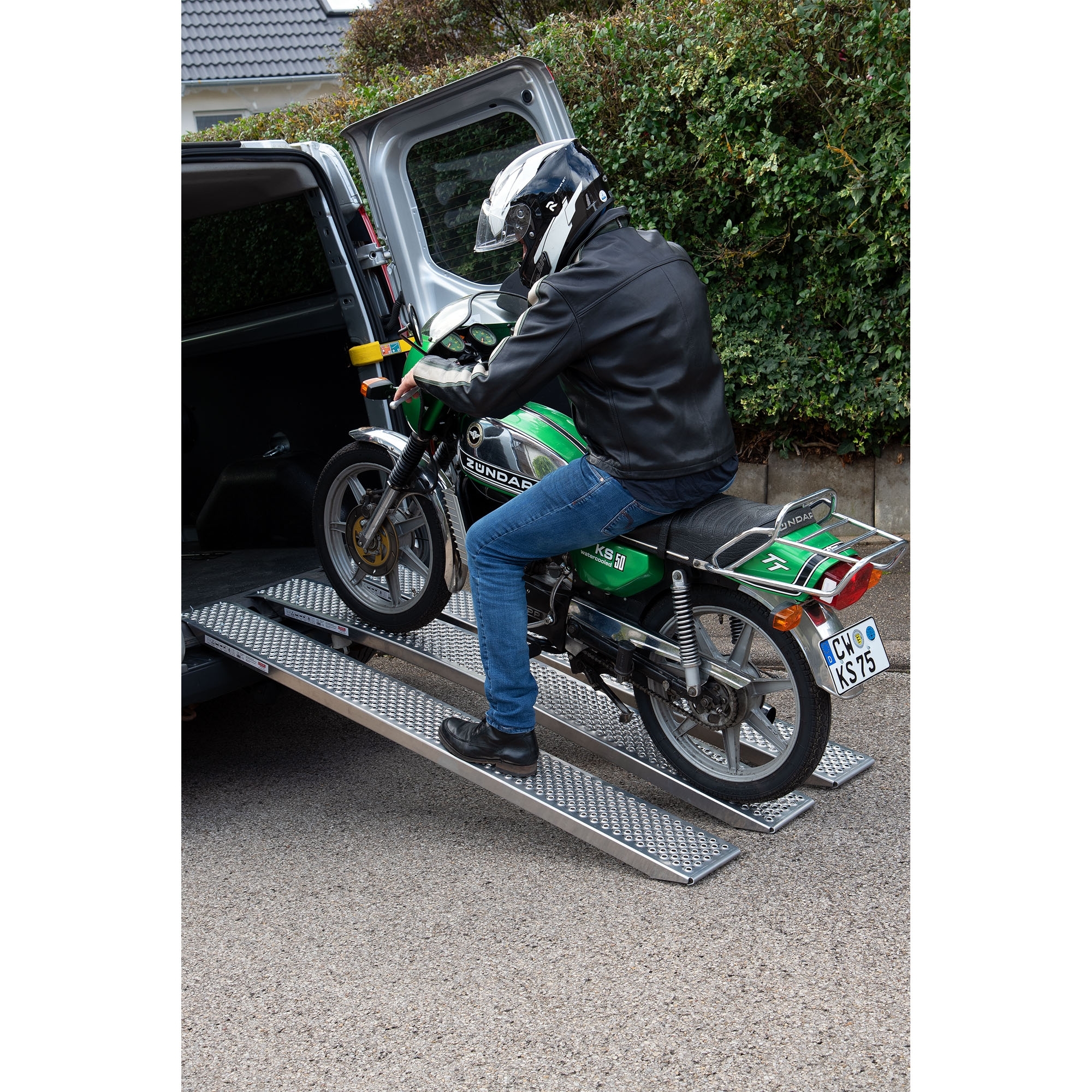 1 Paar Verladeschienen gerade, Alu, Länge 1500 mm, 400 kg