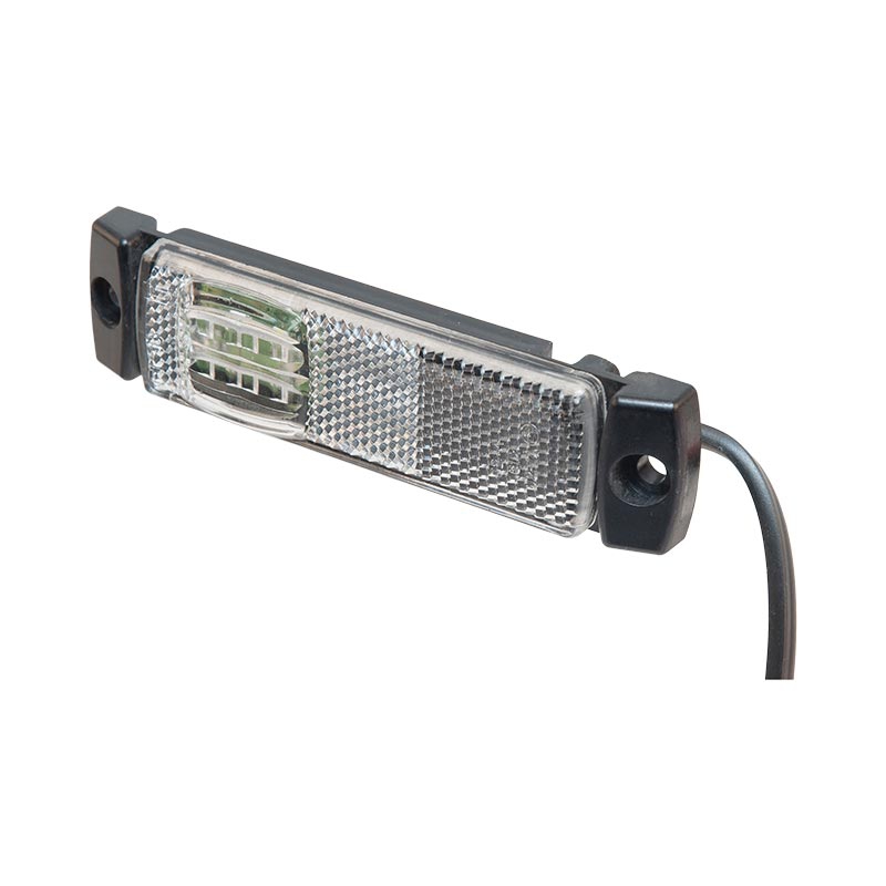 Begrenzungsleuchte LED, weiß, 12/24 Volt