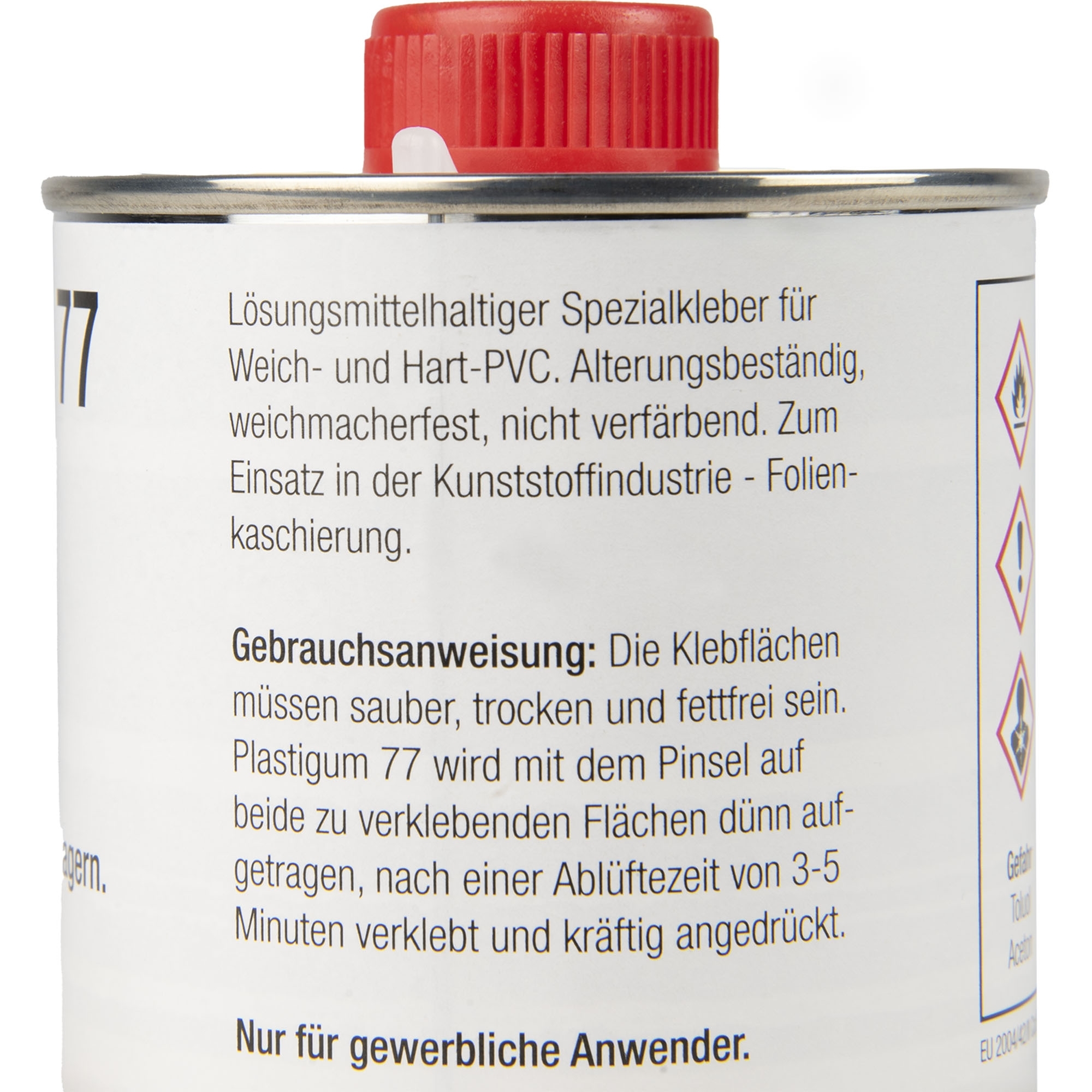 Planenreparatur-Kleber, Plastigum 77, Pinseldose 210 g