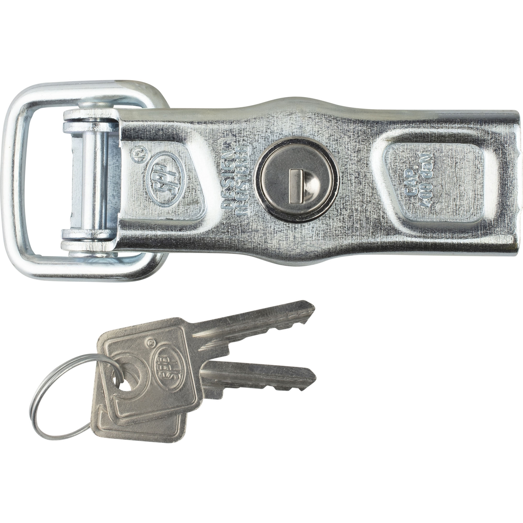 Excenterverschluss kurz, verzinkt mit Schloss