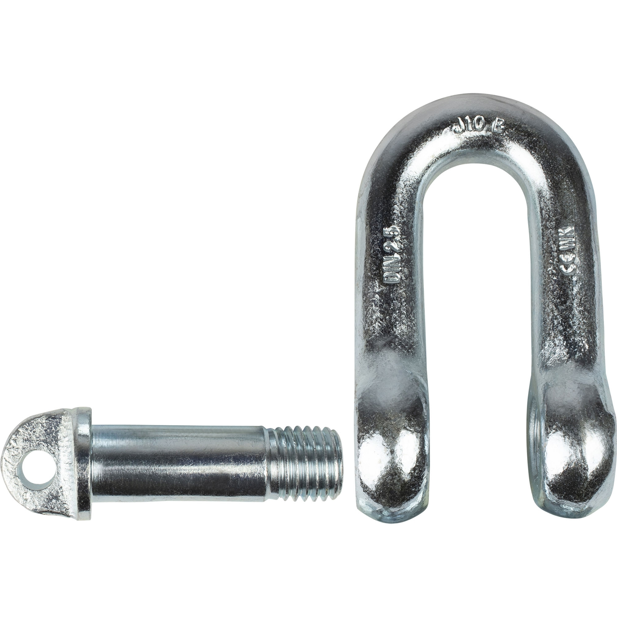 Schäkel, Bolzen-Ø 24 mm, Tragfähigkeit 2500 kg
