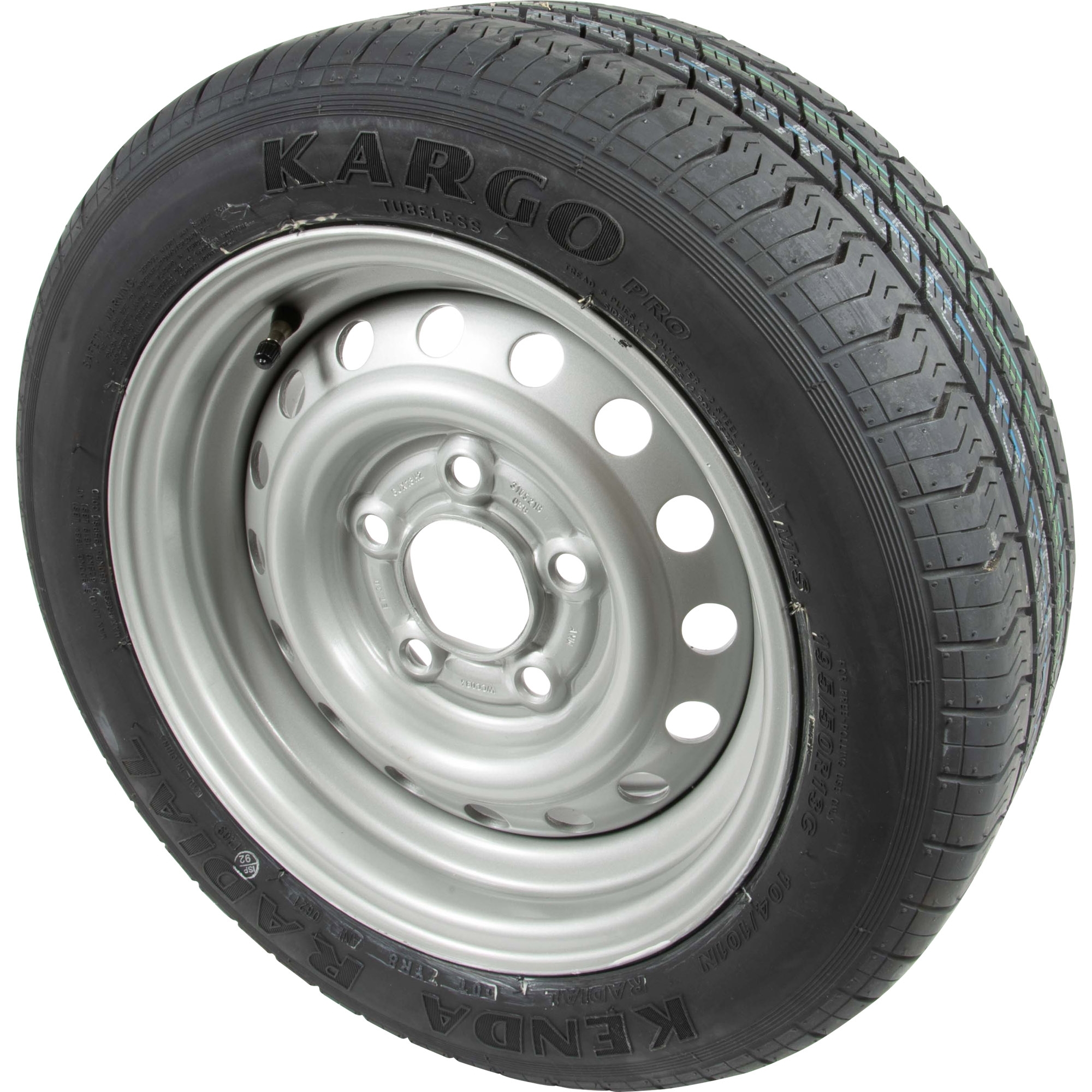 Komplettrad 195/50R13 M&S, Radanschluss: 5/67/112, ET: 30, PR/LI: 104N