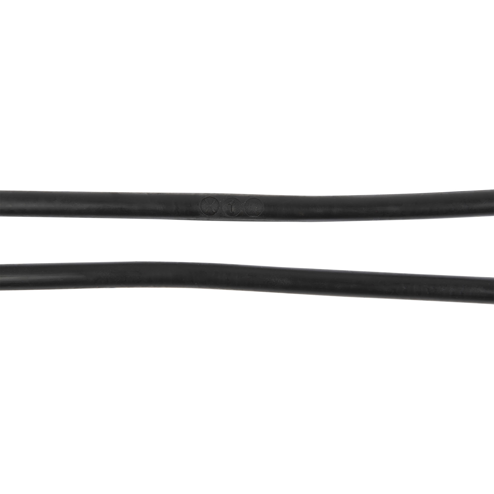 Gummispannring, Länge 400 mm, Ø 8 mm, schwarz