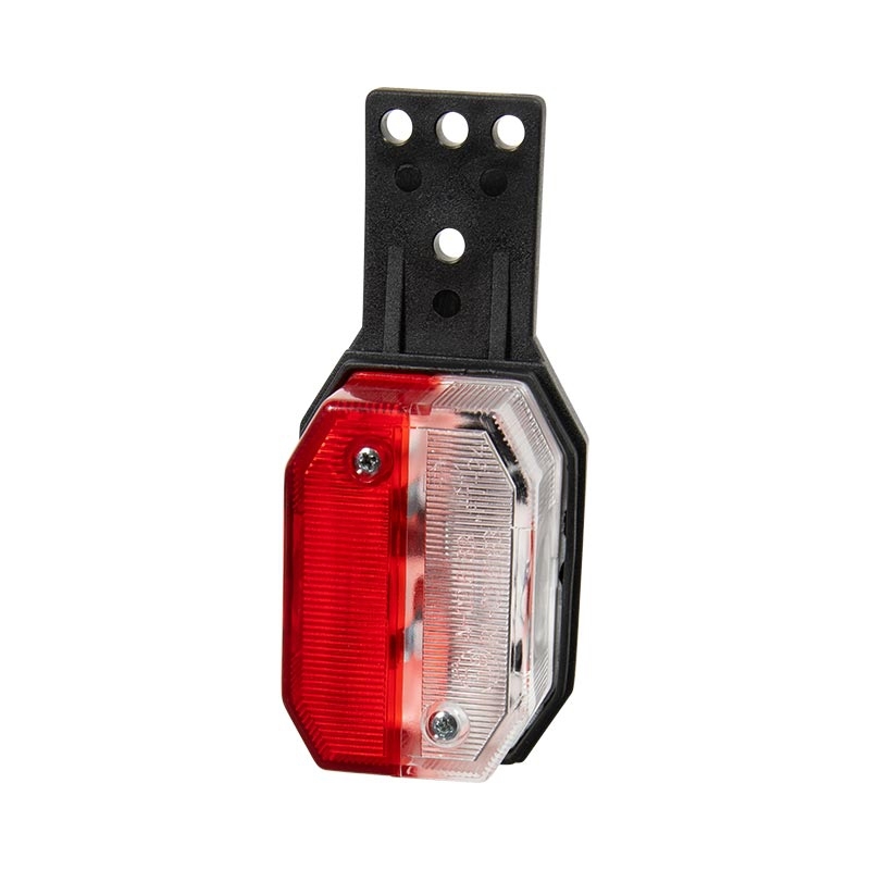 Begrenzungsleuchte Aspöck Flexipoint I, rot/weiß, mit Halter, DC-Kabel