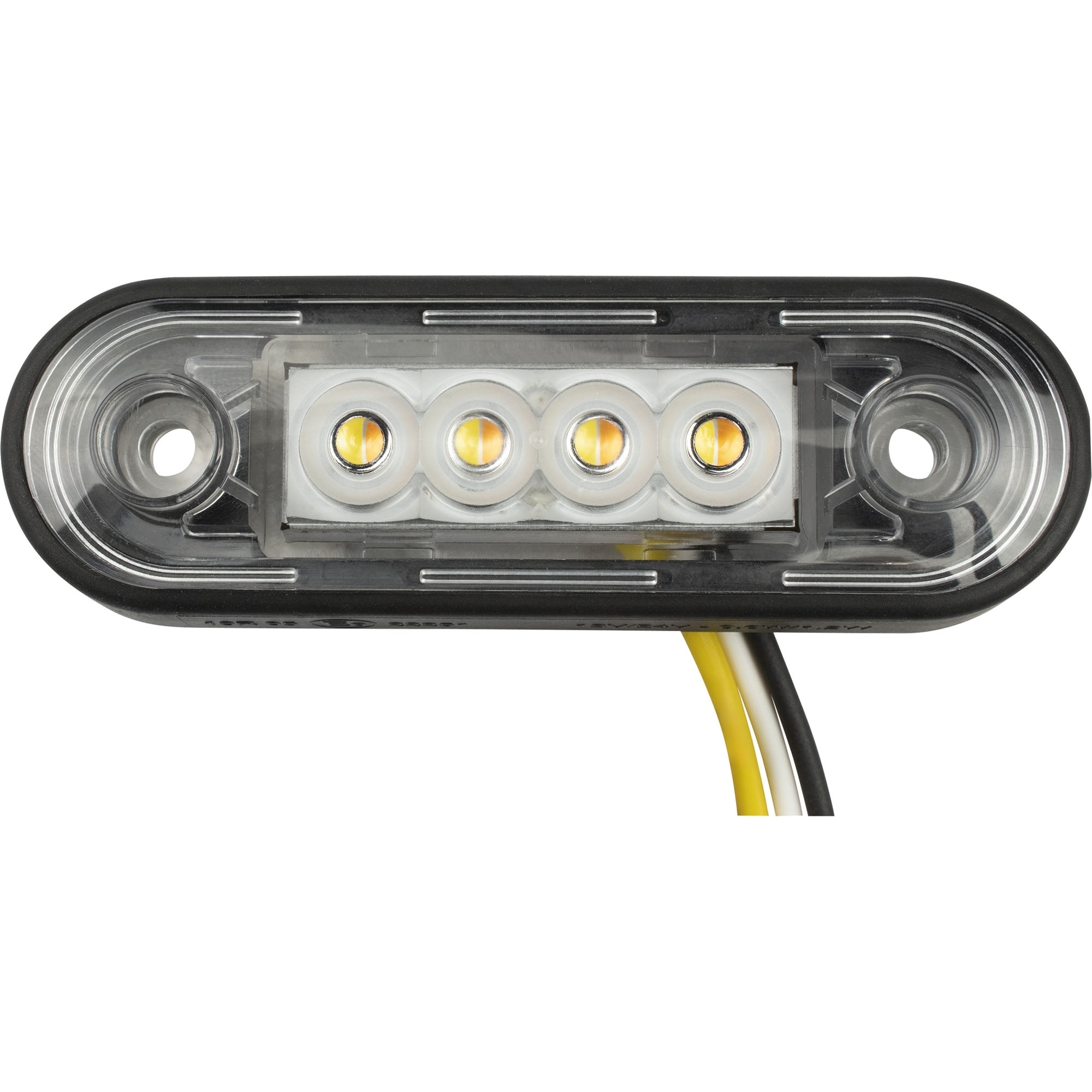 Begrenzungsleuchte LED, weiß und gelb, 12-36 V