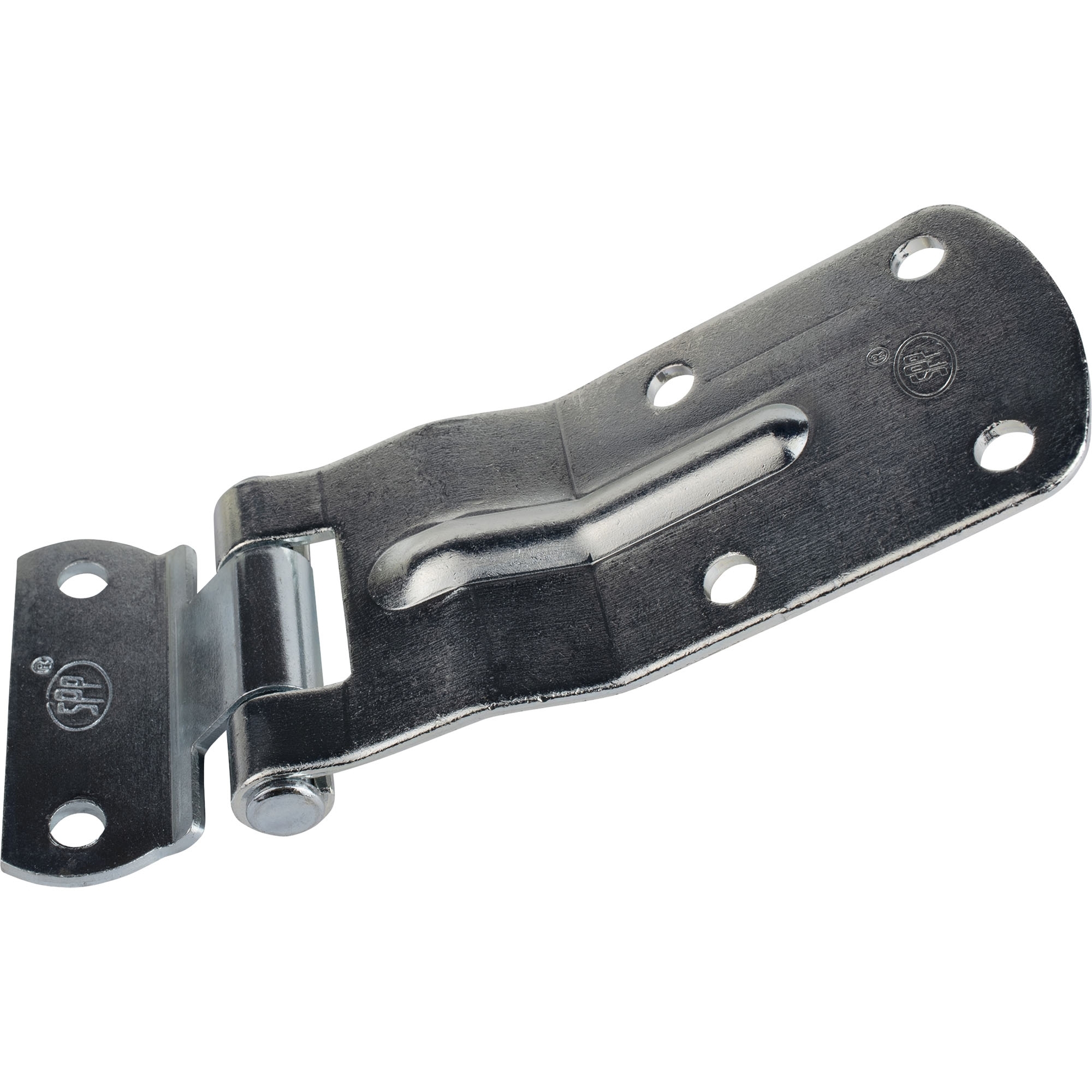 Scharnier Stahl verzinkt, Gesamtlänge 148 mm, gek