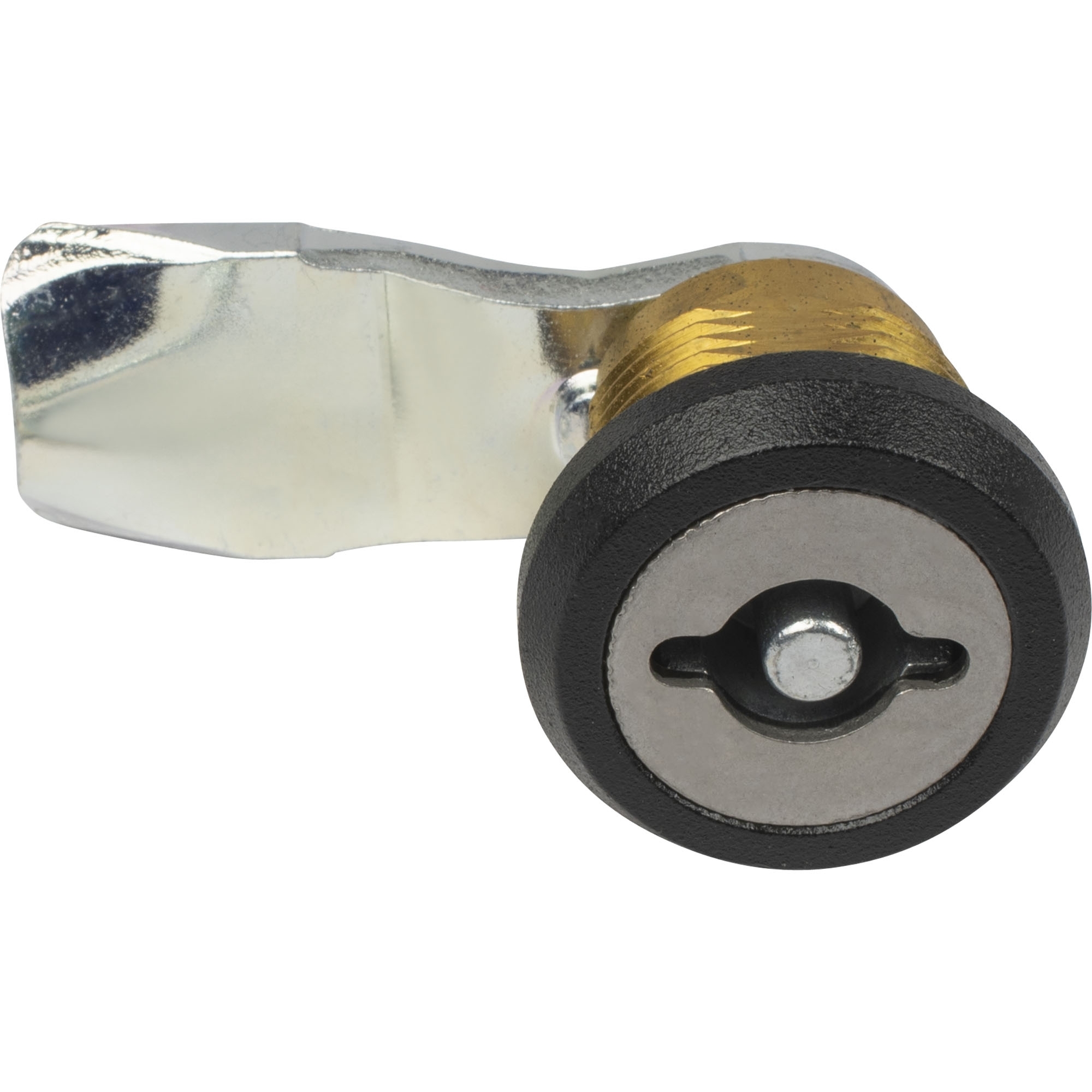 Sicherheitsdrehriegel, Doppelbart, Messing