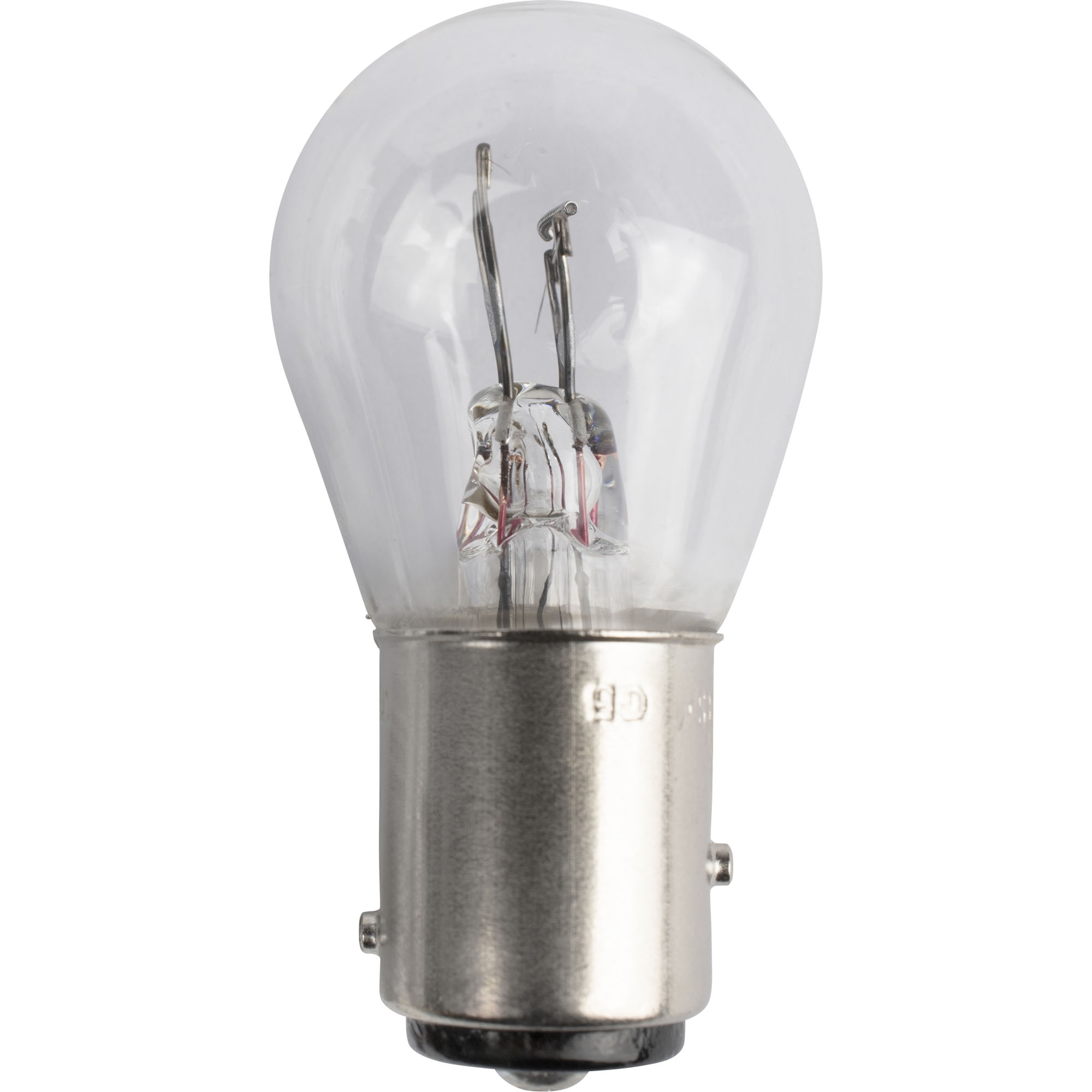 Kugelbirne weiß, 24 V, 21 + 5 W, Zweifaden, BAY15d