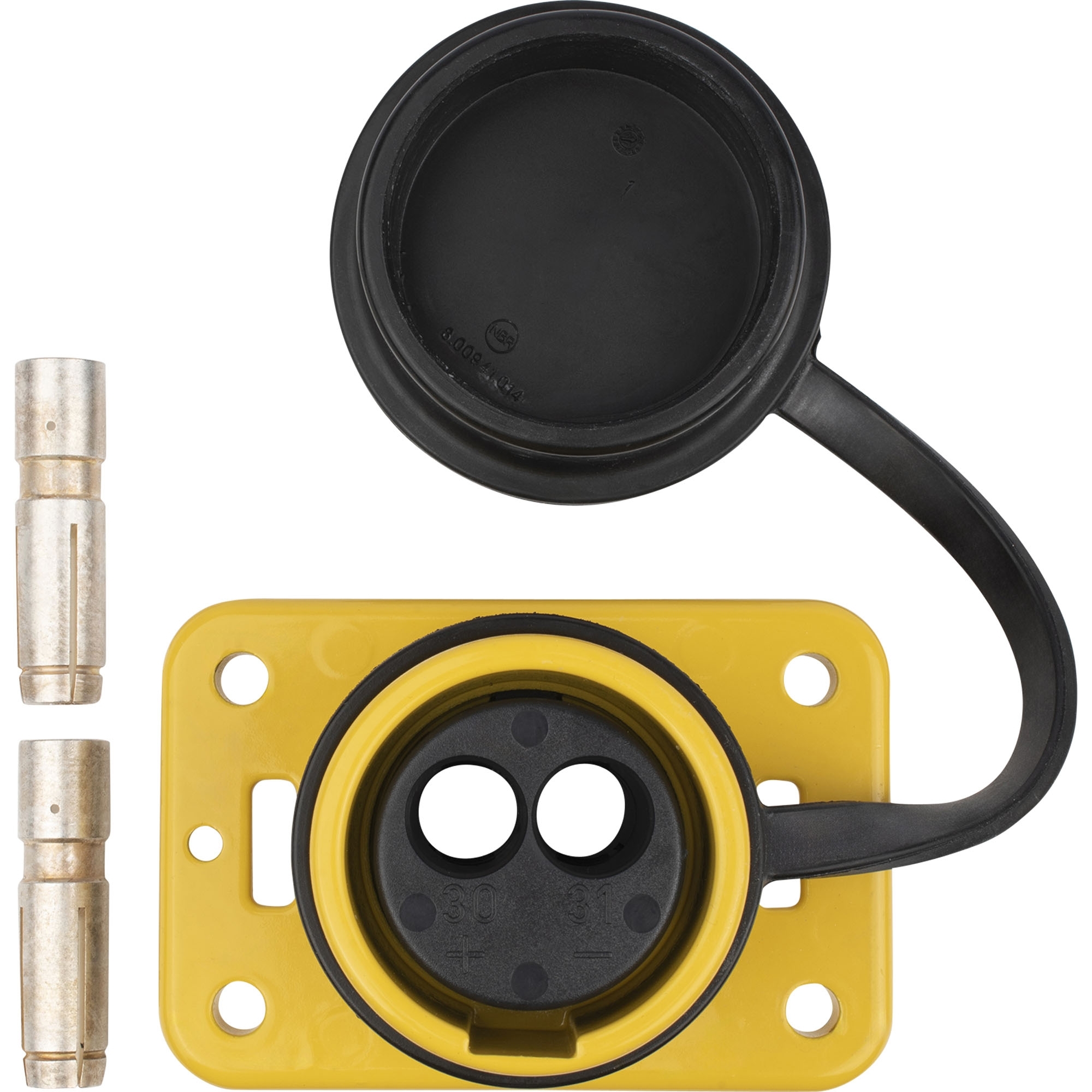 Steckdose 2-pol., 24 Volt, für 35 + 50 mm² Kabel