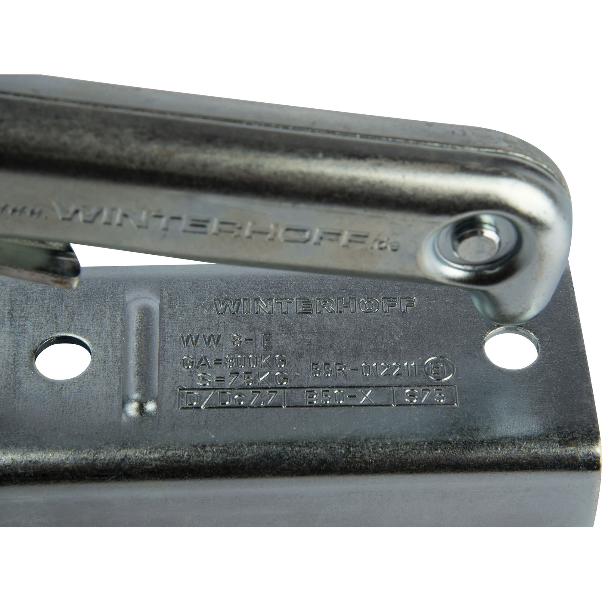 Kugelkupplung, 800 kg, WW 8-E, vierkant 50 mm