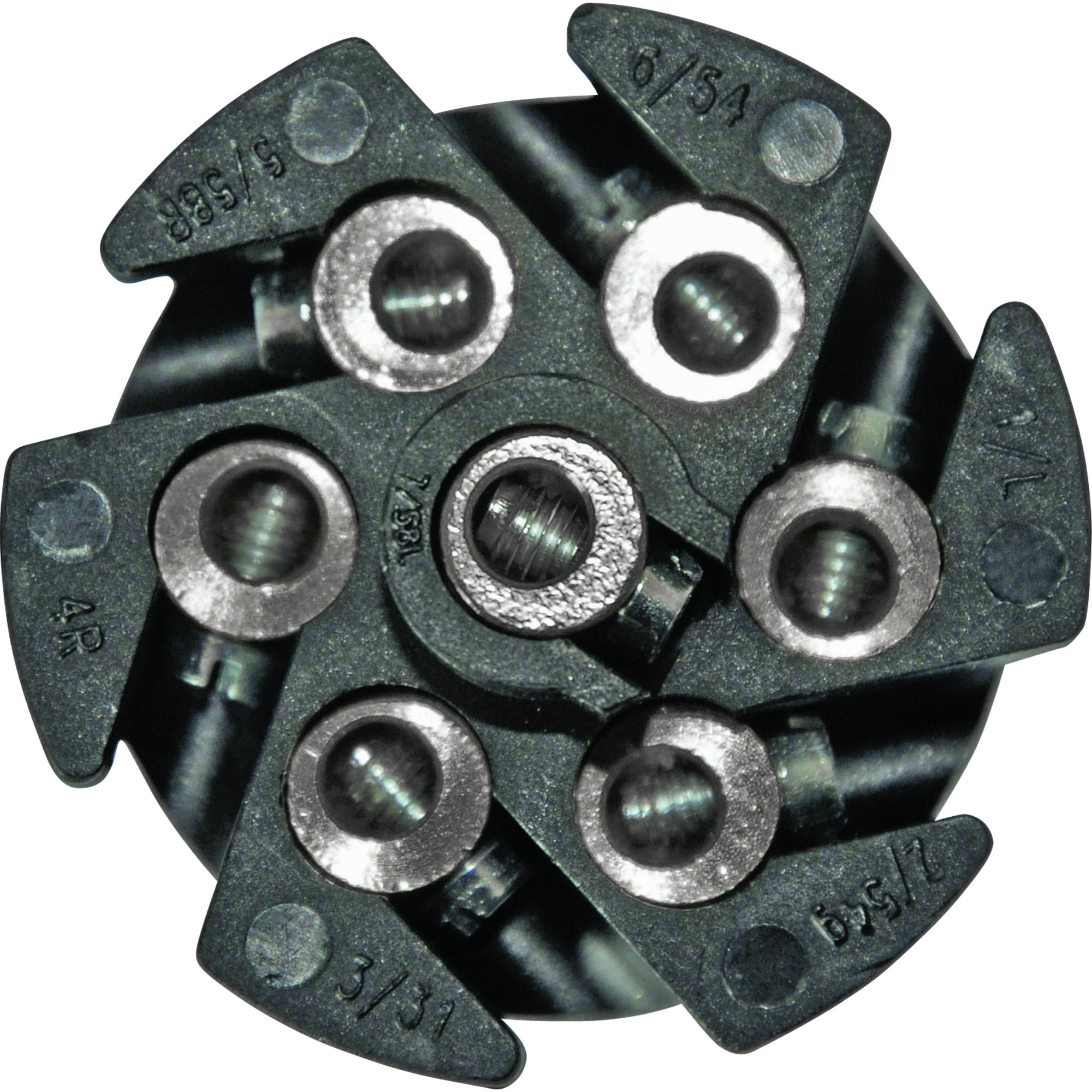 Stecker 7-polig, 12V, Kunststoff, Schraubanschluss