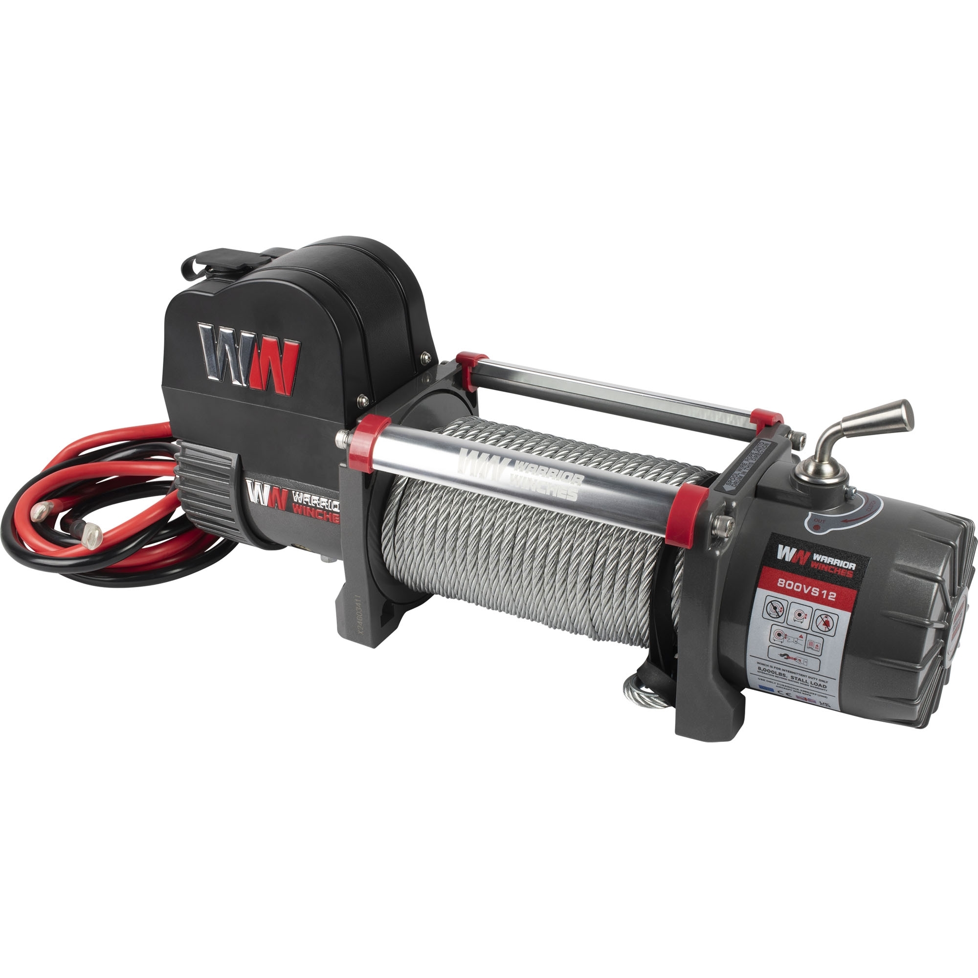 Elektrische Seilwinde, 12 V Zugkr. 3628 kg