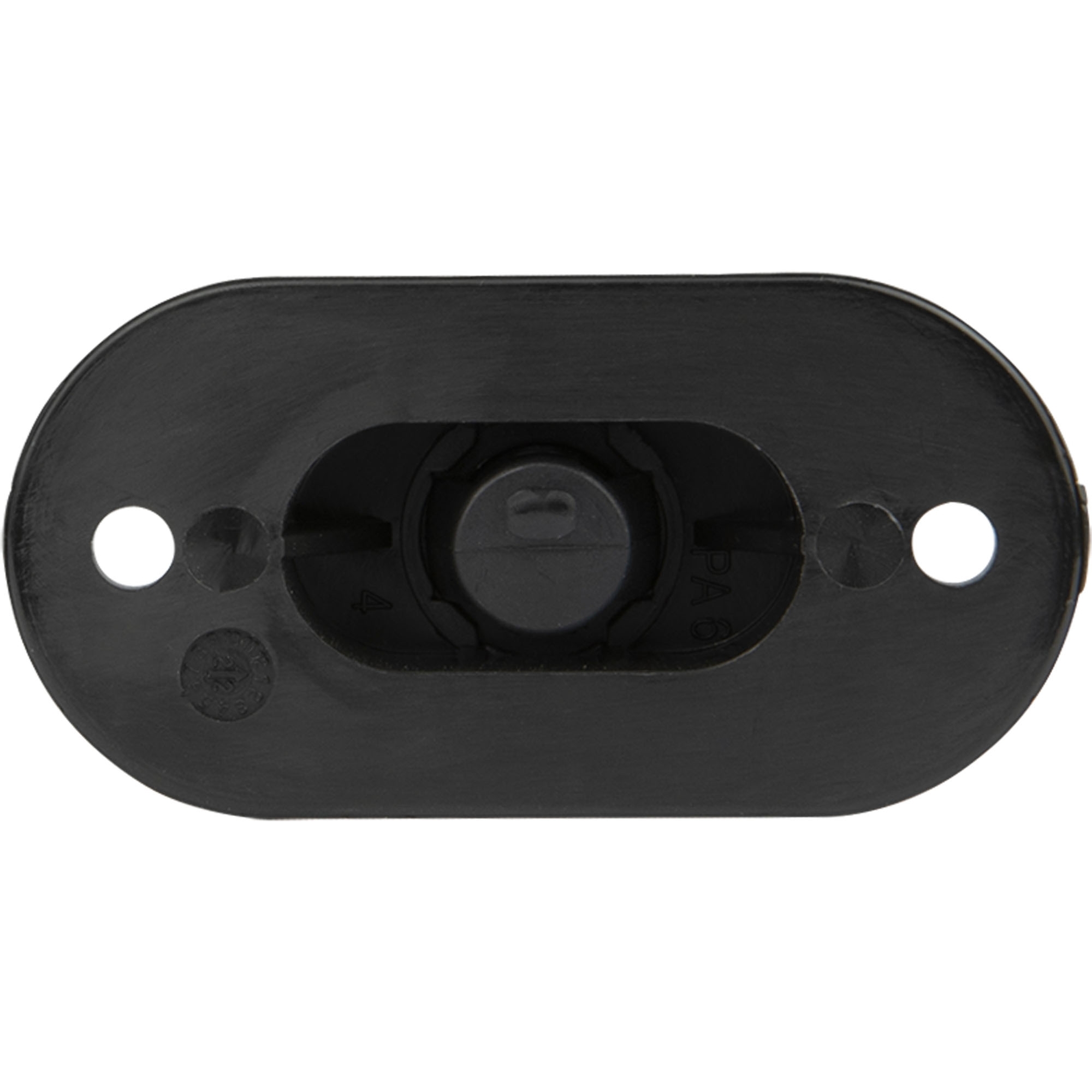 Drehverschluss, H 38 mm, Lochabstand 51mm, schwarz
