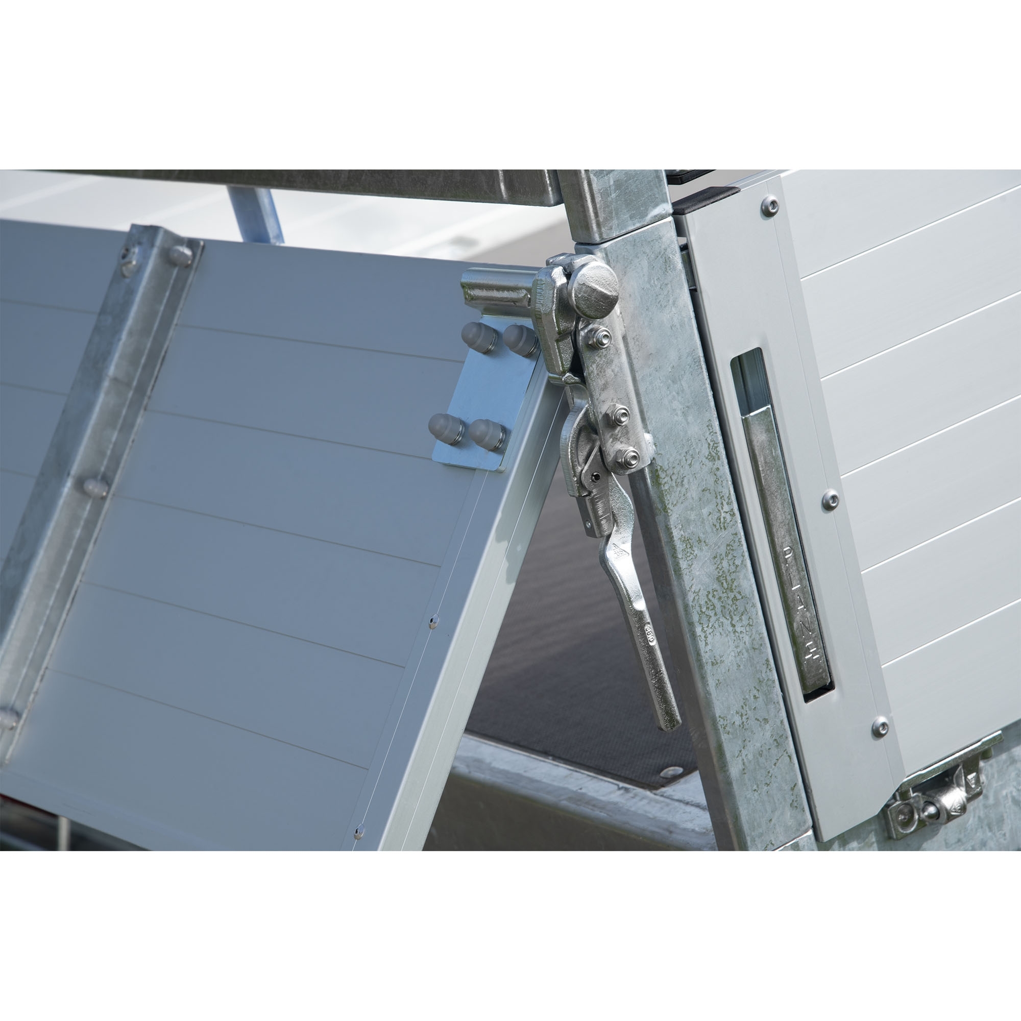 Pendelverschluss, rechts gekröpft, zum Anschweißen