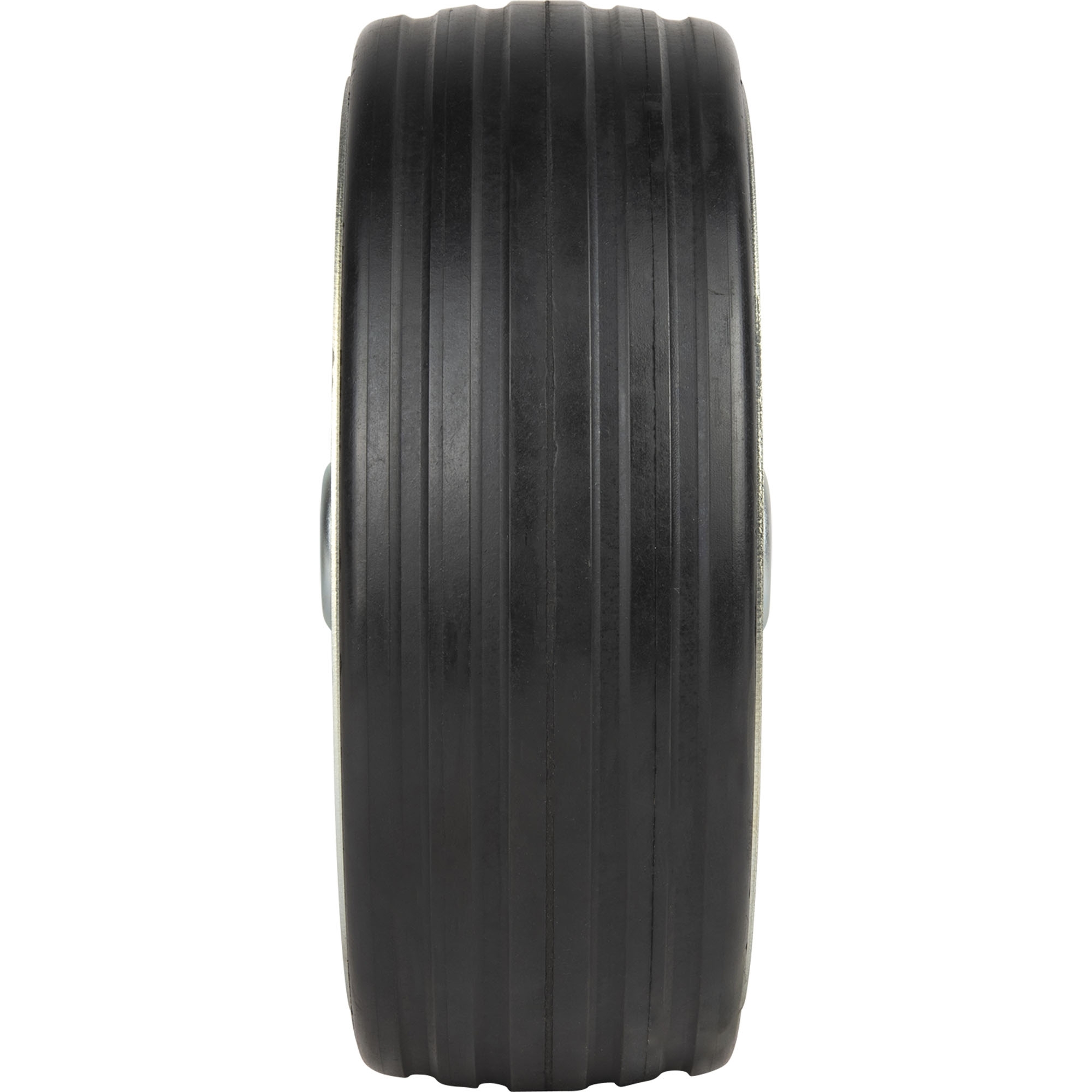 Vollgummirad für Stützrad, 230x80 mm, Blechfelge
