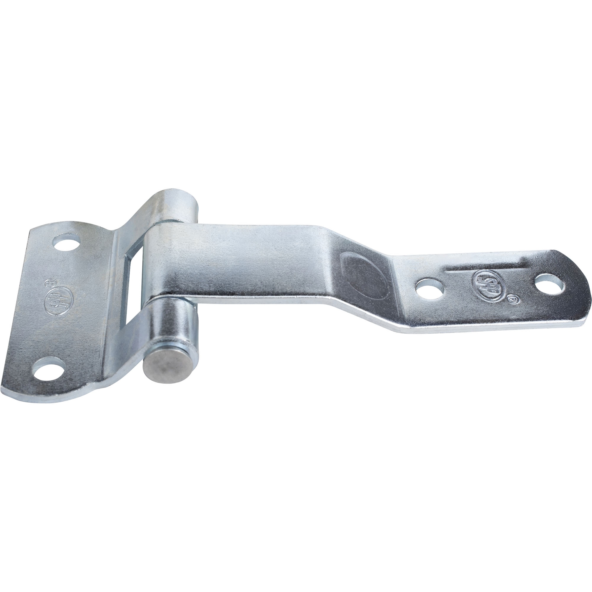 Scharnier Stahl verzinkt, Gesamtlänge 140 mm, gek
