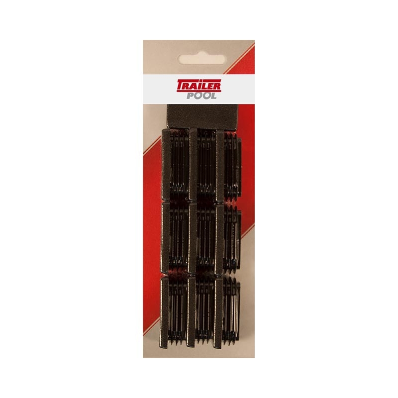 10 x Kunststoff-Stopfen 45 x 20 mm, WS 1,0 - 3,0 mm