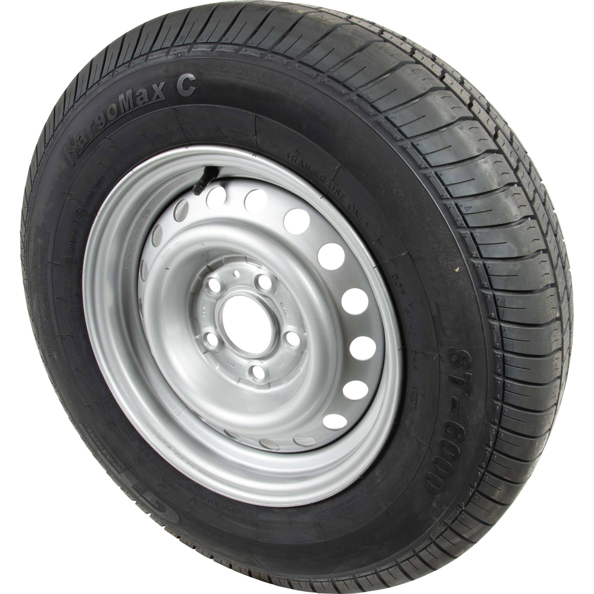 Komplettrad 185R14C M&S, Radanschluss: 5/67/112, ET: 30, PR/LI: 102/10
