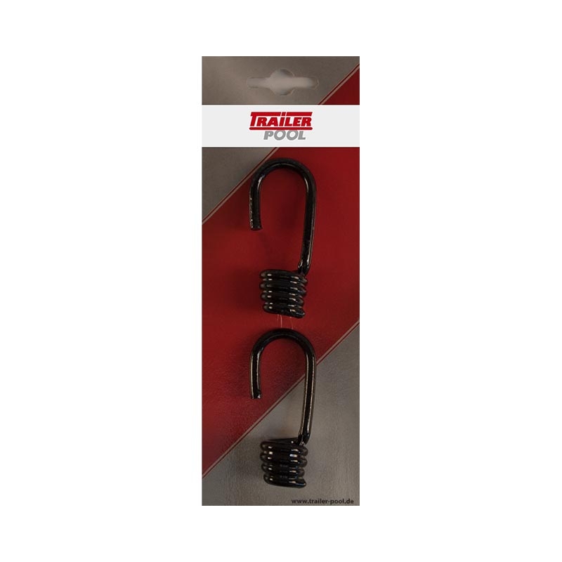 2 x Spiralhaken für Expanderseil, Seil-Ø 6 mm