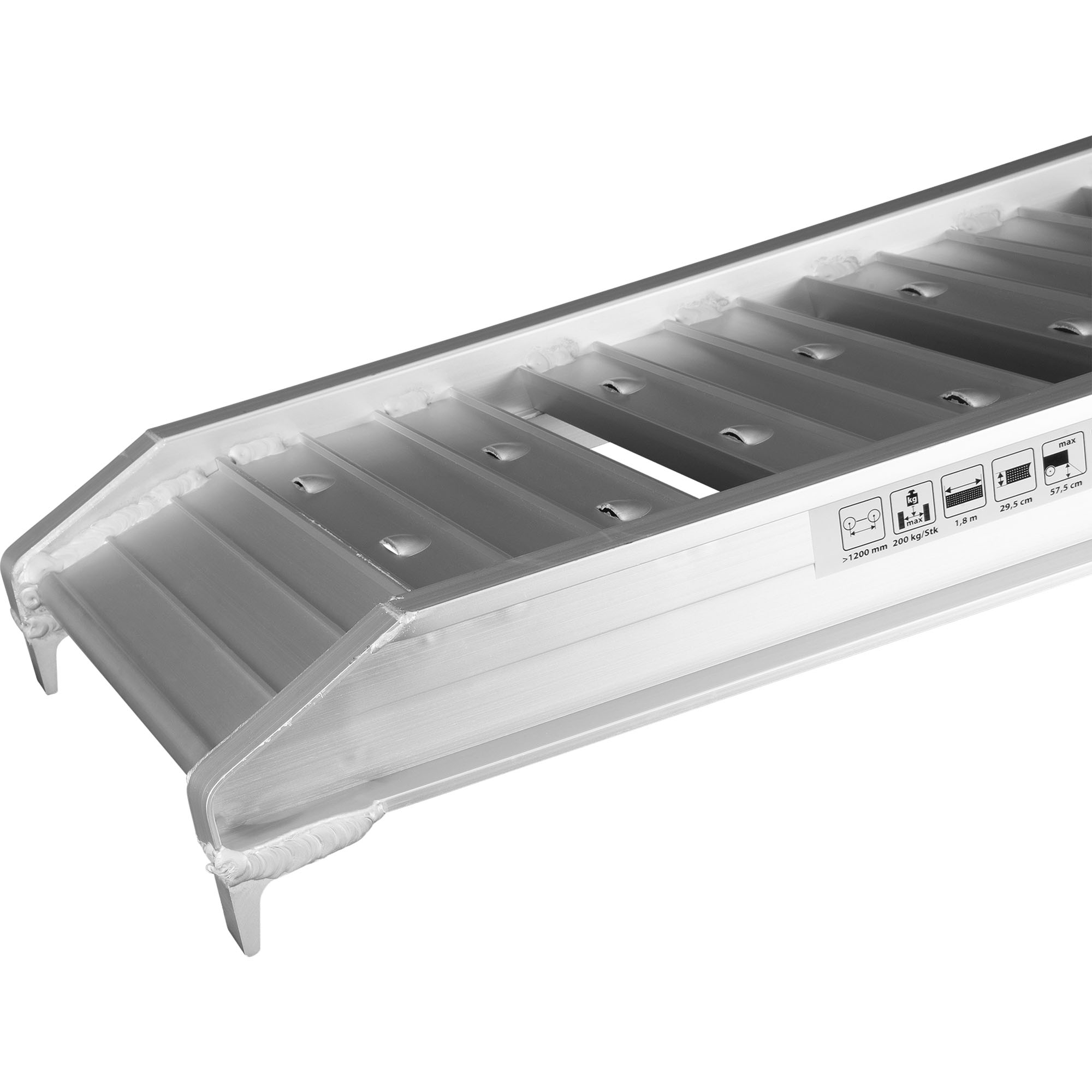 Verladeschiene, Alu, Länge 1800 mm, 200 kg