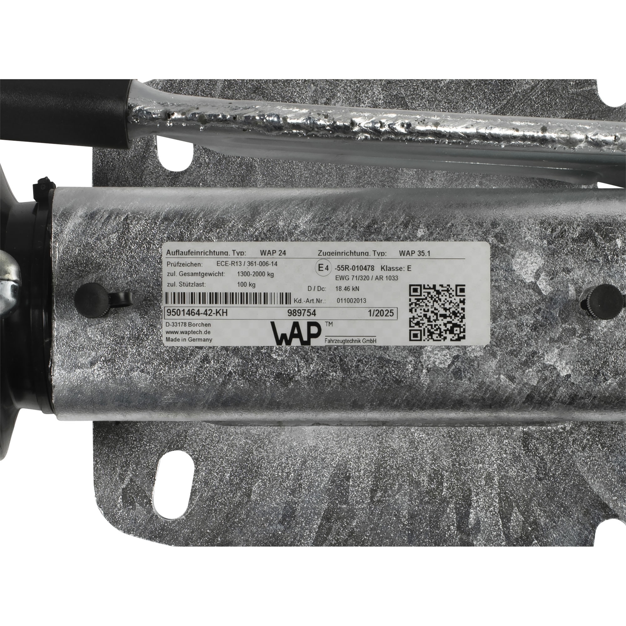 Auflaufkopf WAP 24/35.1 bis 2000 kg zul. Gesamtgew