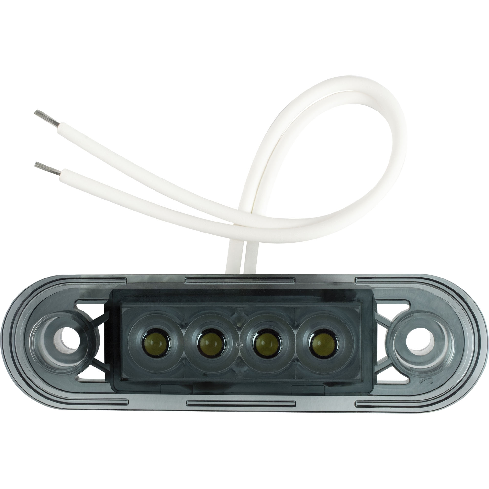 Begrenzungsleuchte LED, weiß, 12-36 V, DARK Version
