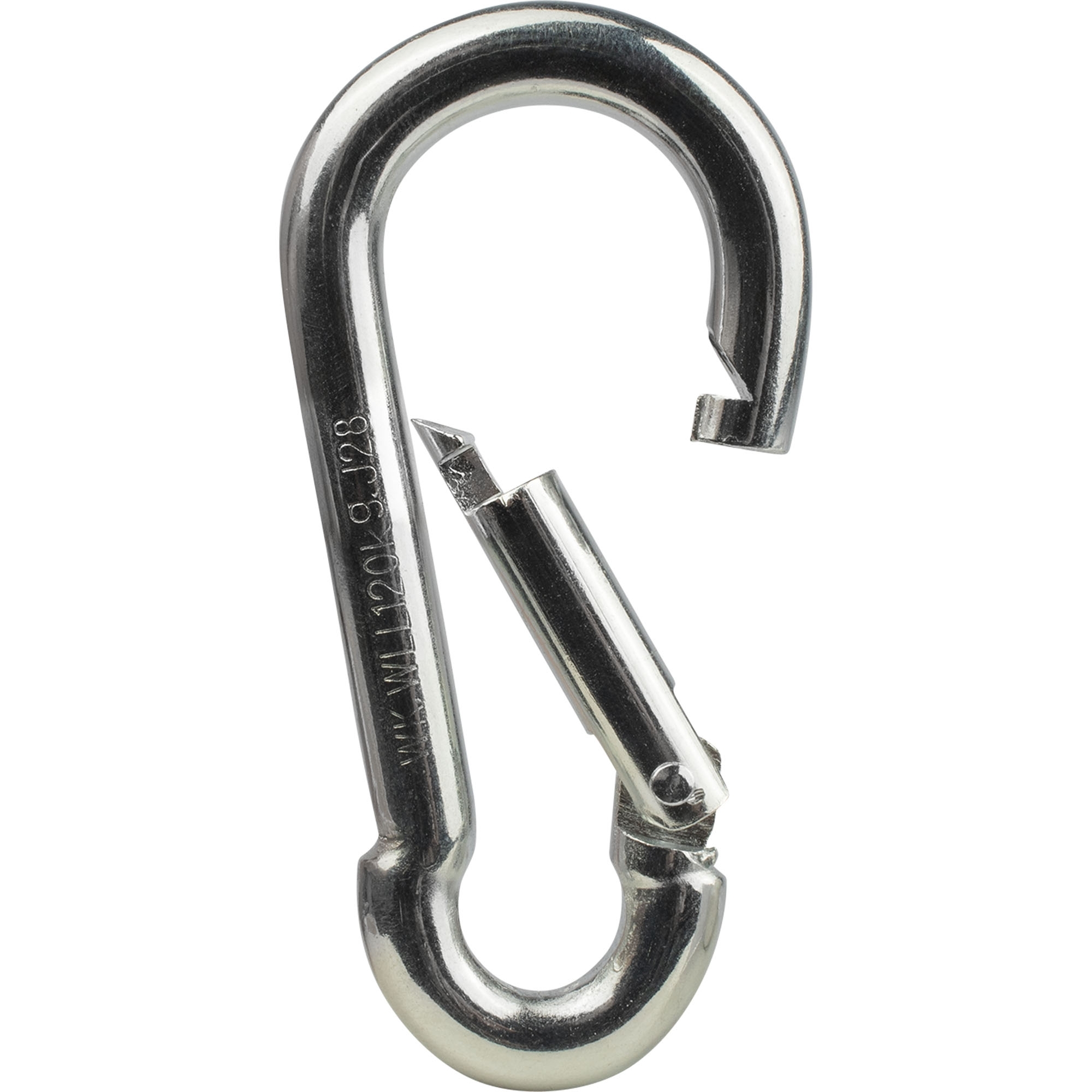 Karabinerhaken, 60 x 6 mm, Tragfähigkeit 120 kg